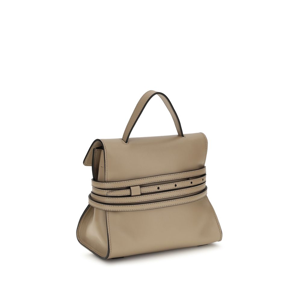 Moschino Beige Goatskin Shoulder Bag Moschino