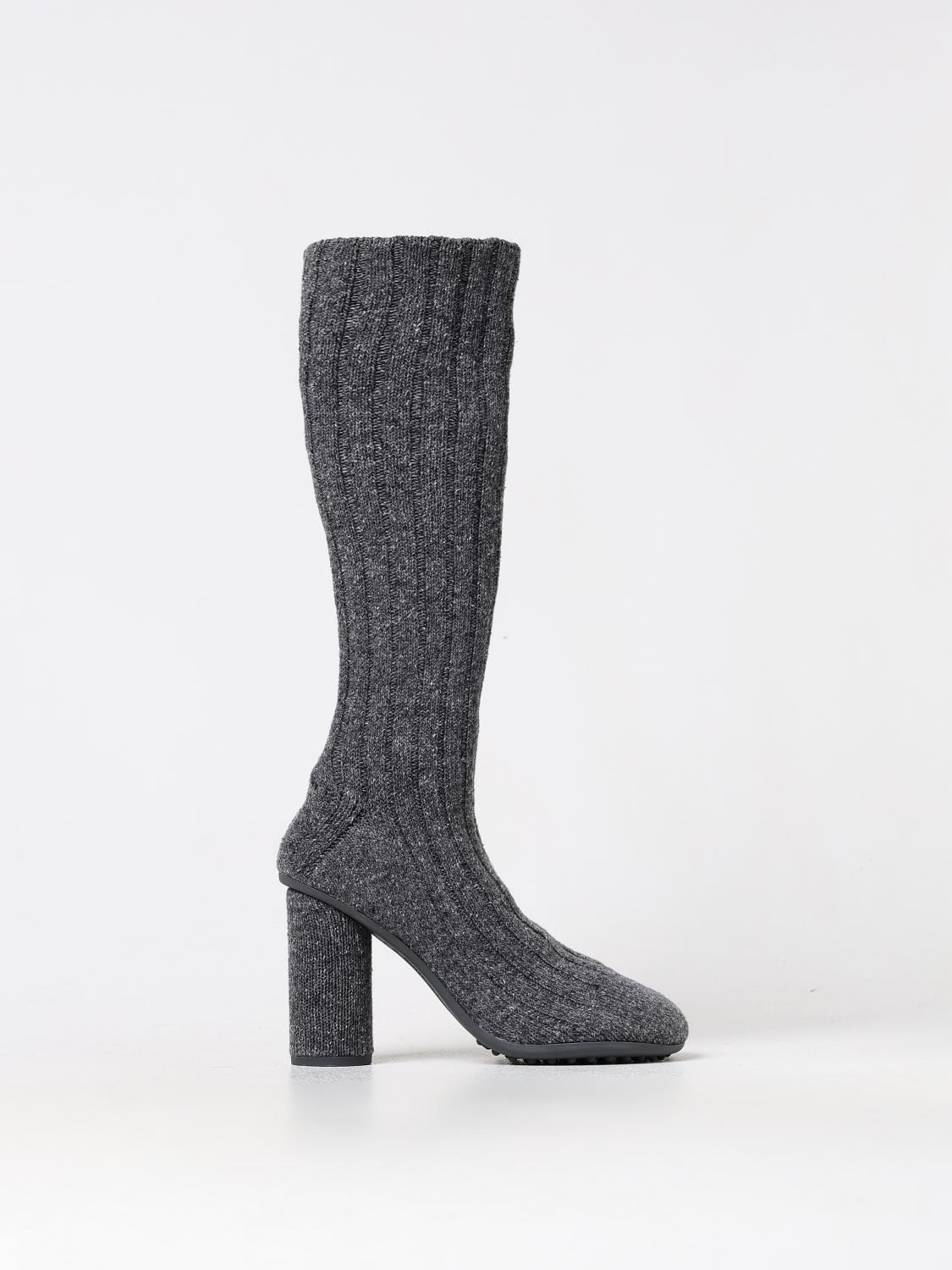 Bottega Veneta Gray Wool Over The Knee Bottega Veneta