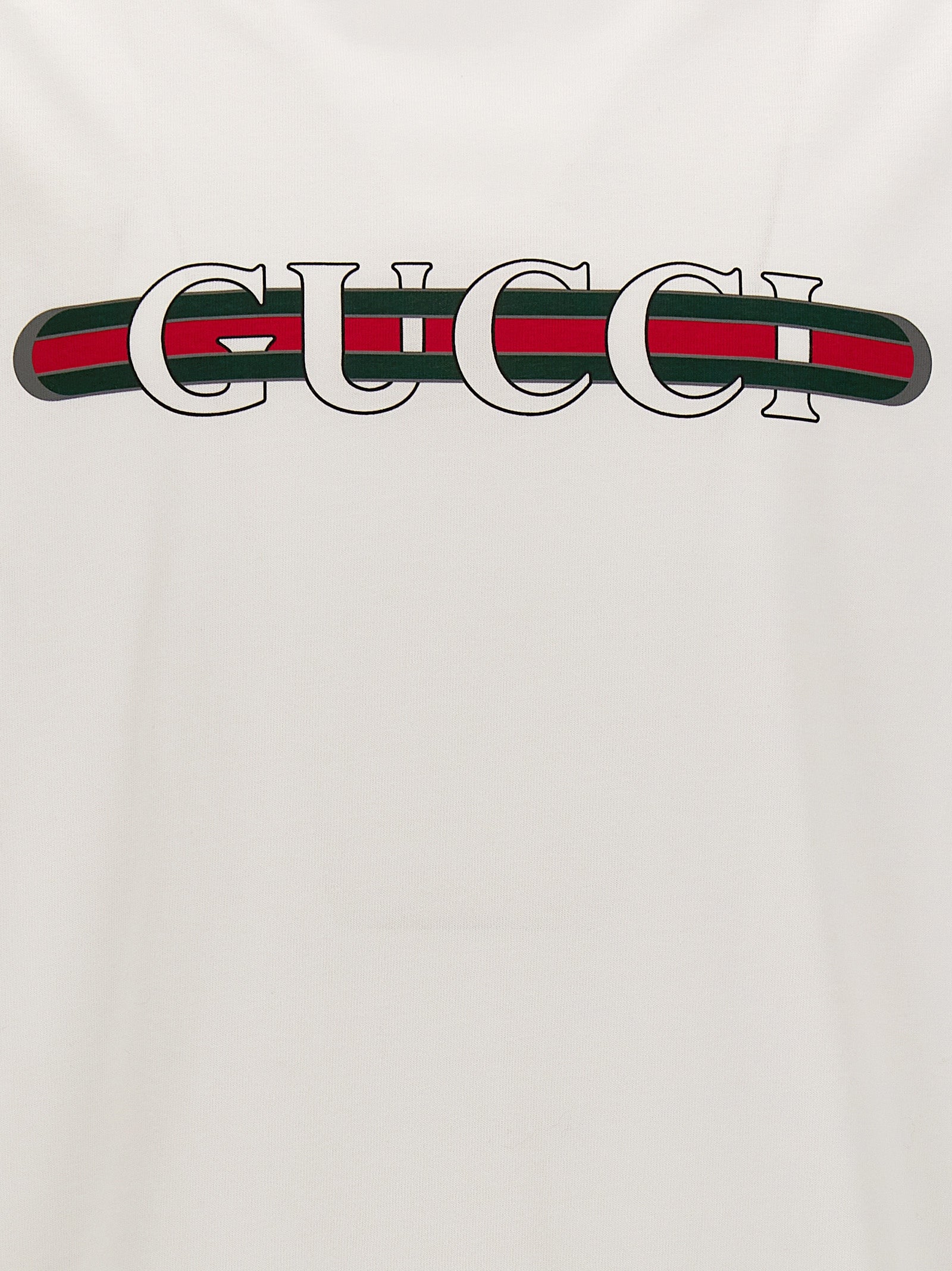 Gucci White Cotton T-Shirt Gucci