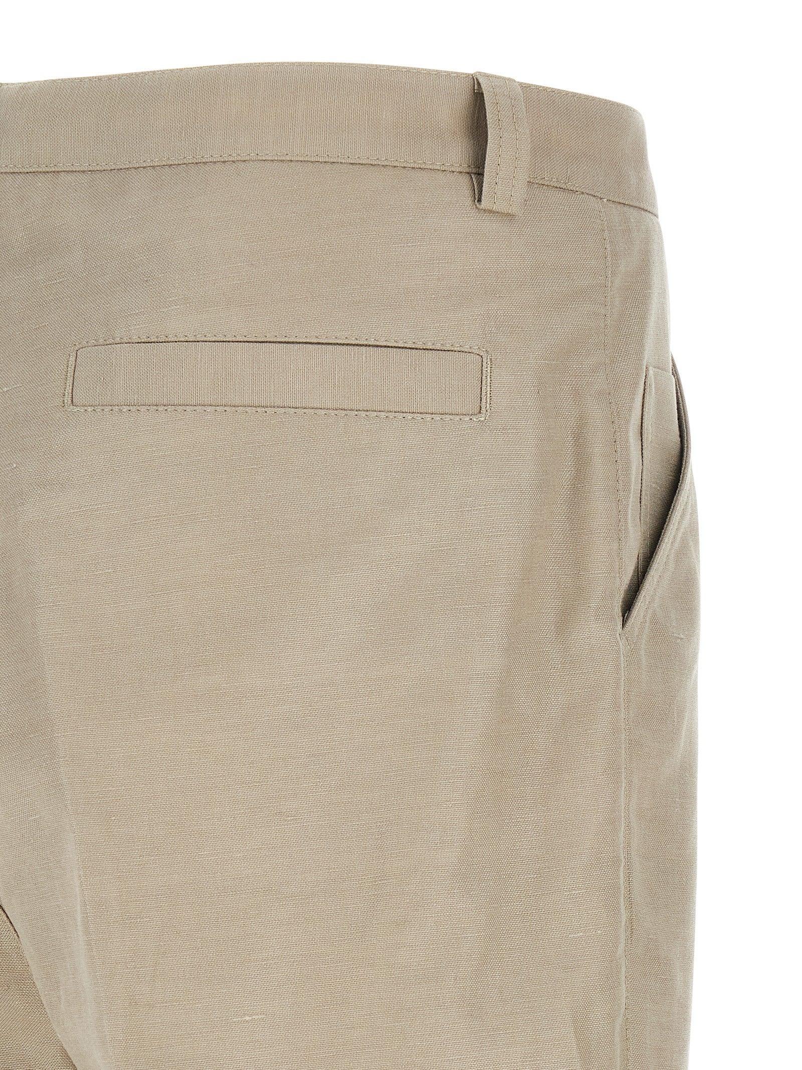 Brunello Cucinelli Brown Cotton Casual Pants Brunello Cucinelli