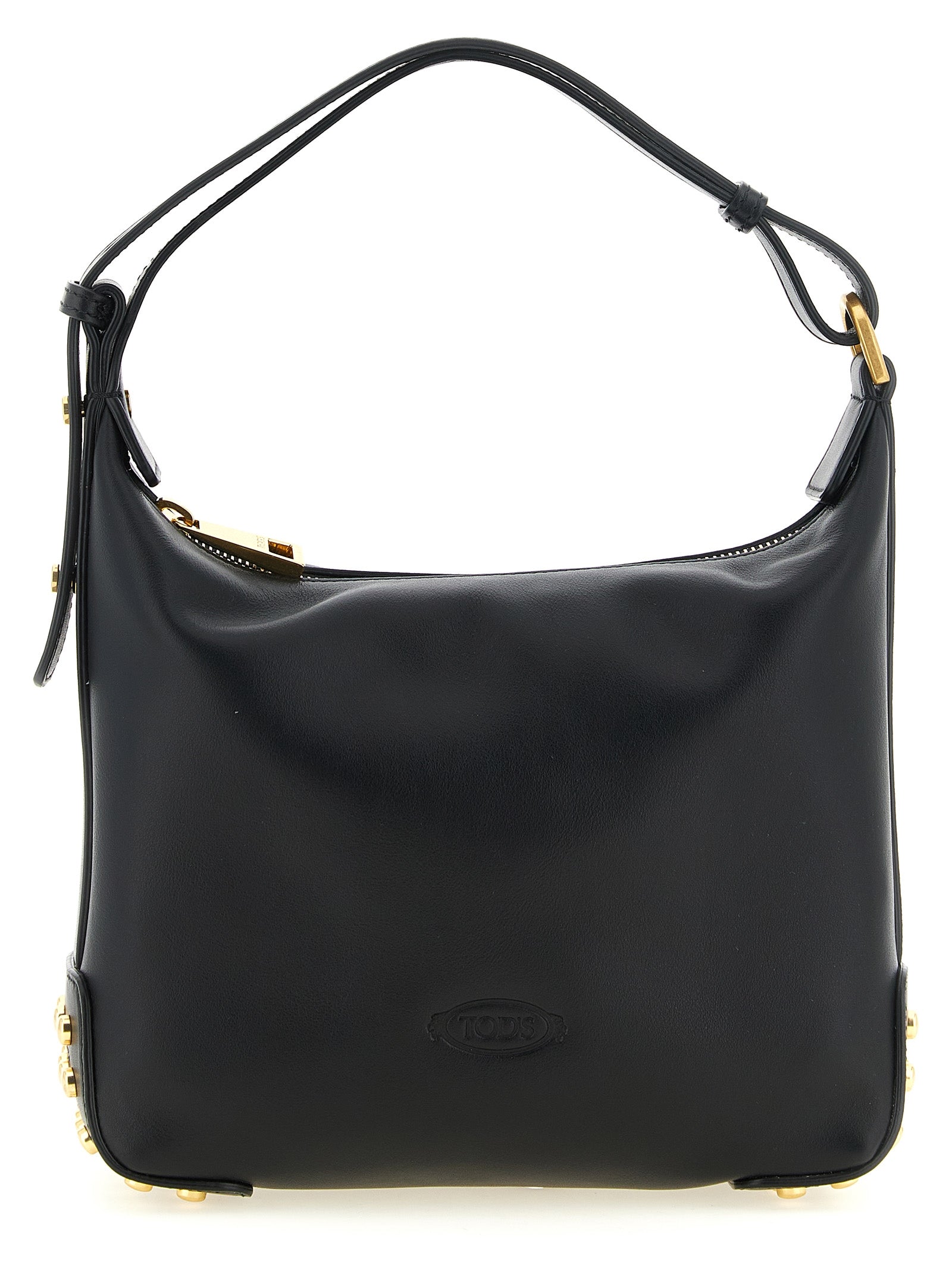 Tod's Black Calfskin Shoulder Bag Tod's