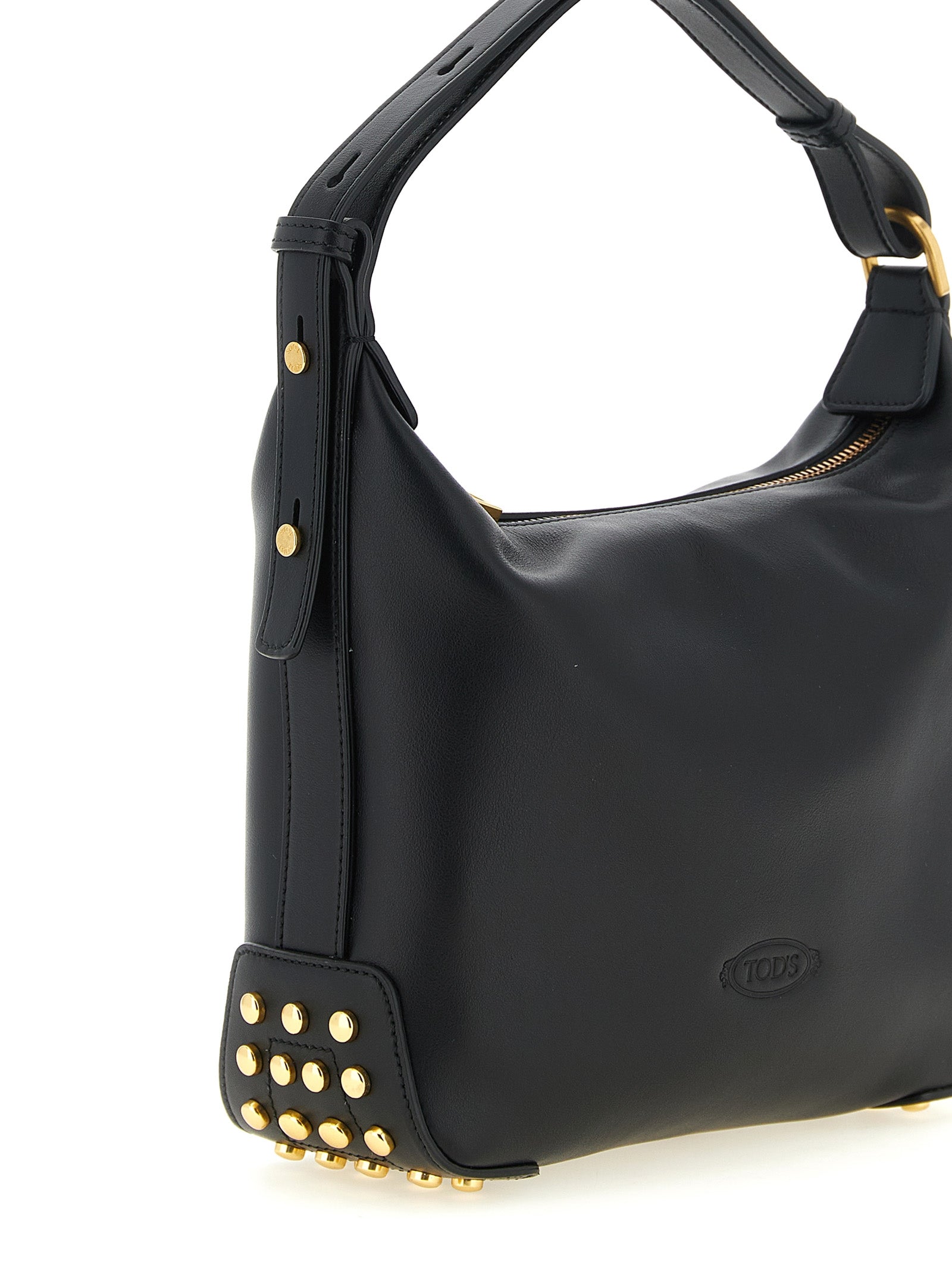 Tod's Black Calfskin Shoulder Bag Tod's