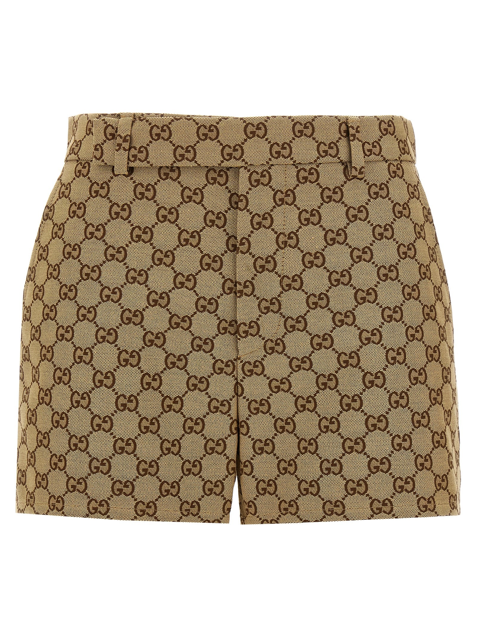 Gucci Beige Cotton Bermuda Shorts Gucci