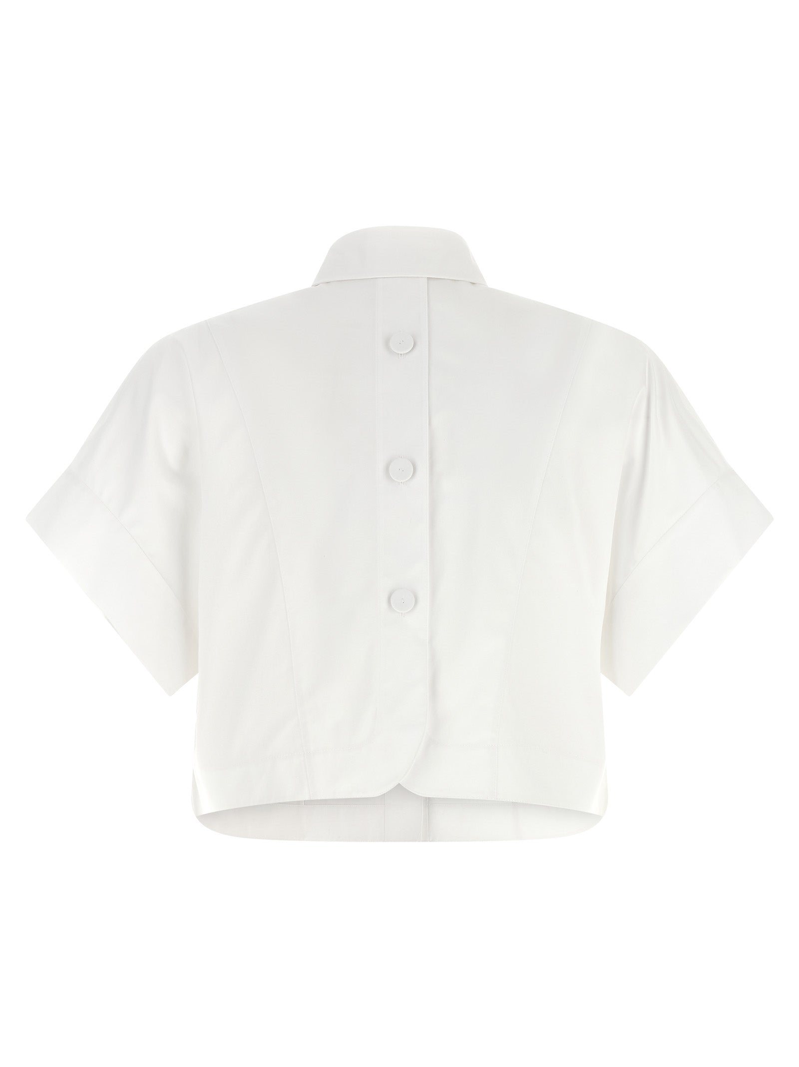 Fendi White Cotton Blouse Fendi