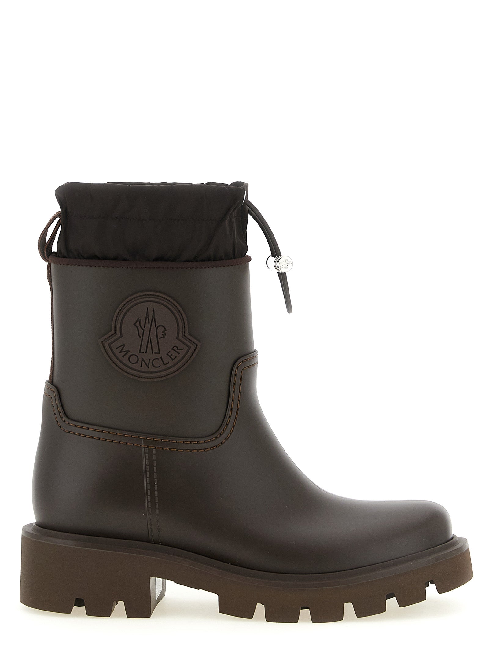 Moncler Brown Pvc Ankle Boots Moncler