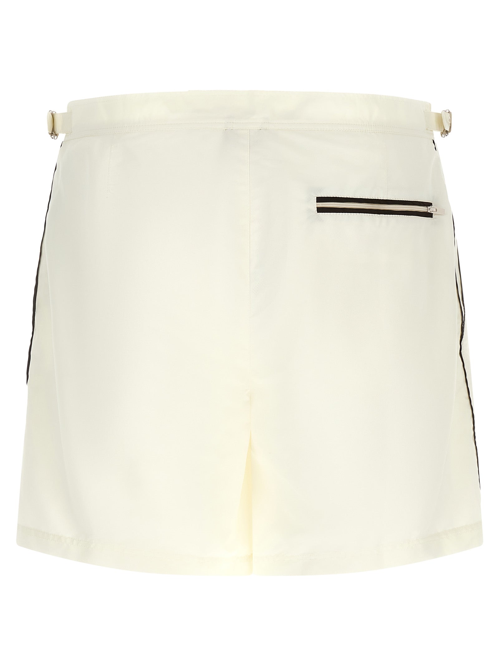 Brunello Cucinelli Beige Polyester Swim Shorts Brunello Cucinelli