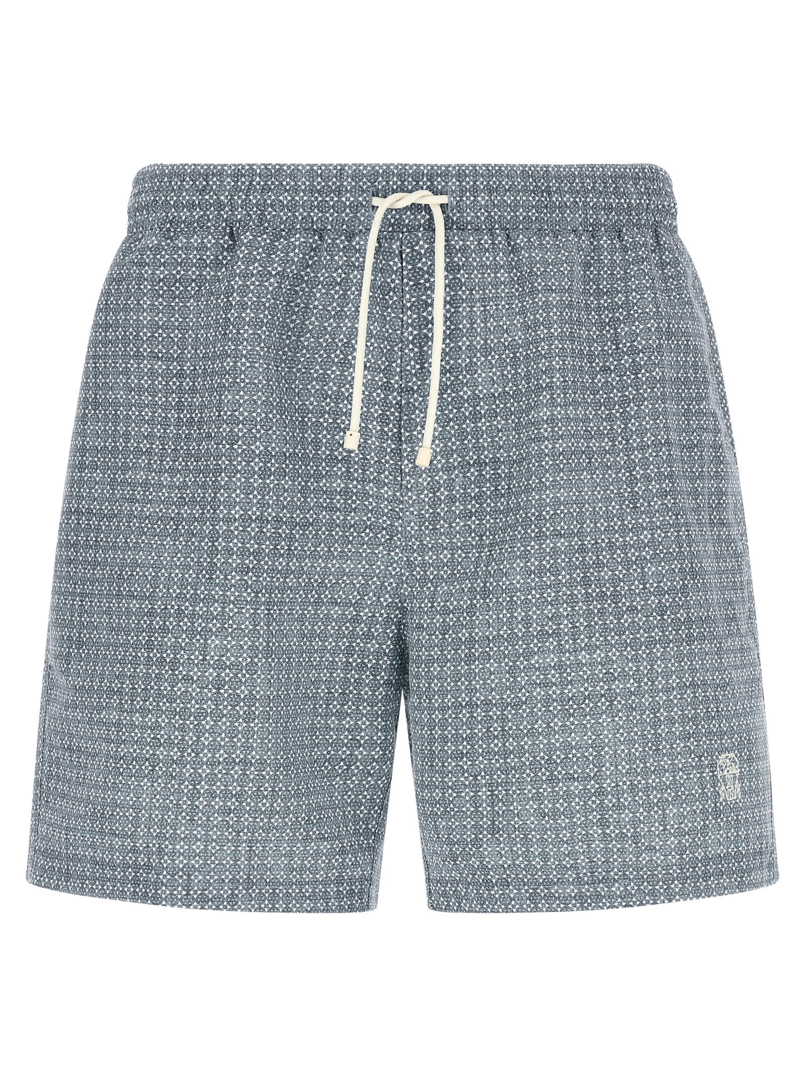 Brunello Cucinelli Blue Polyester Swim Shorts Brunello Cucinelli