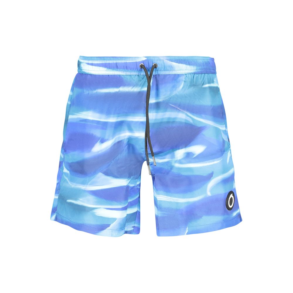 Trussardi Blue Polyester Men's Swimwear Trussardi