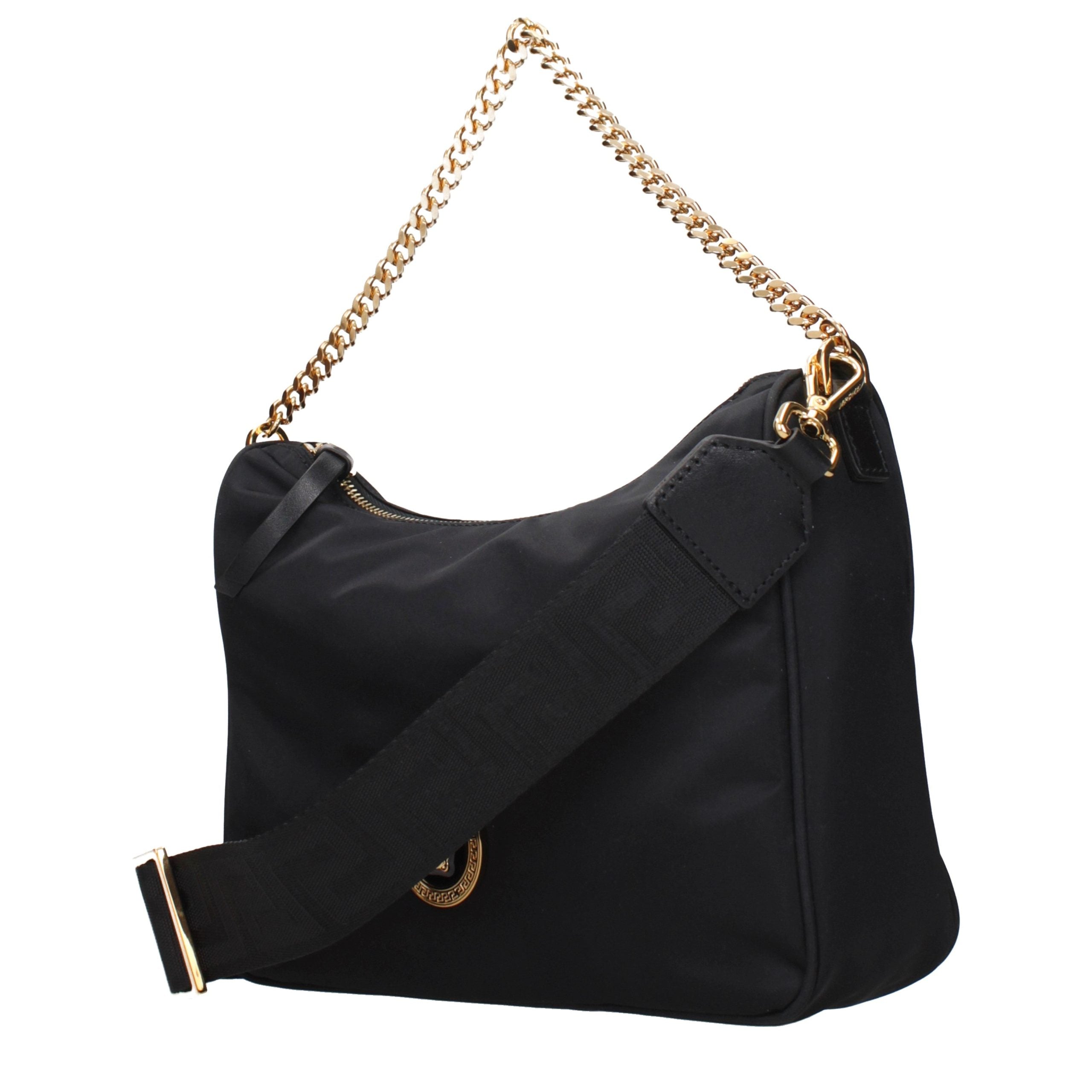 Versace Black Fabric Handbag Versace