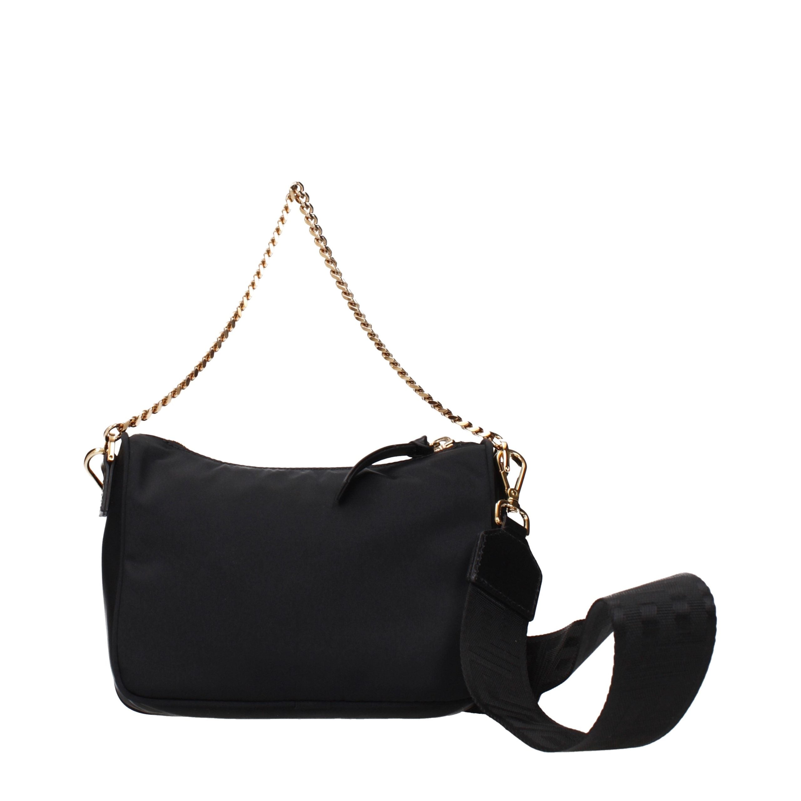 Versace Black Fabric Handbag Versace