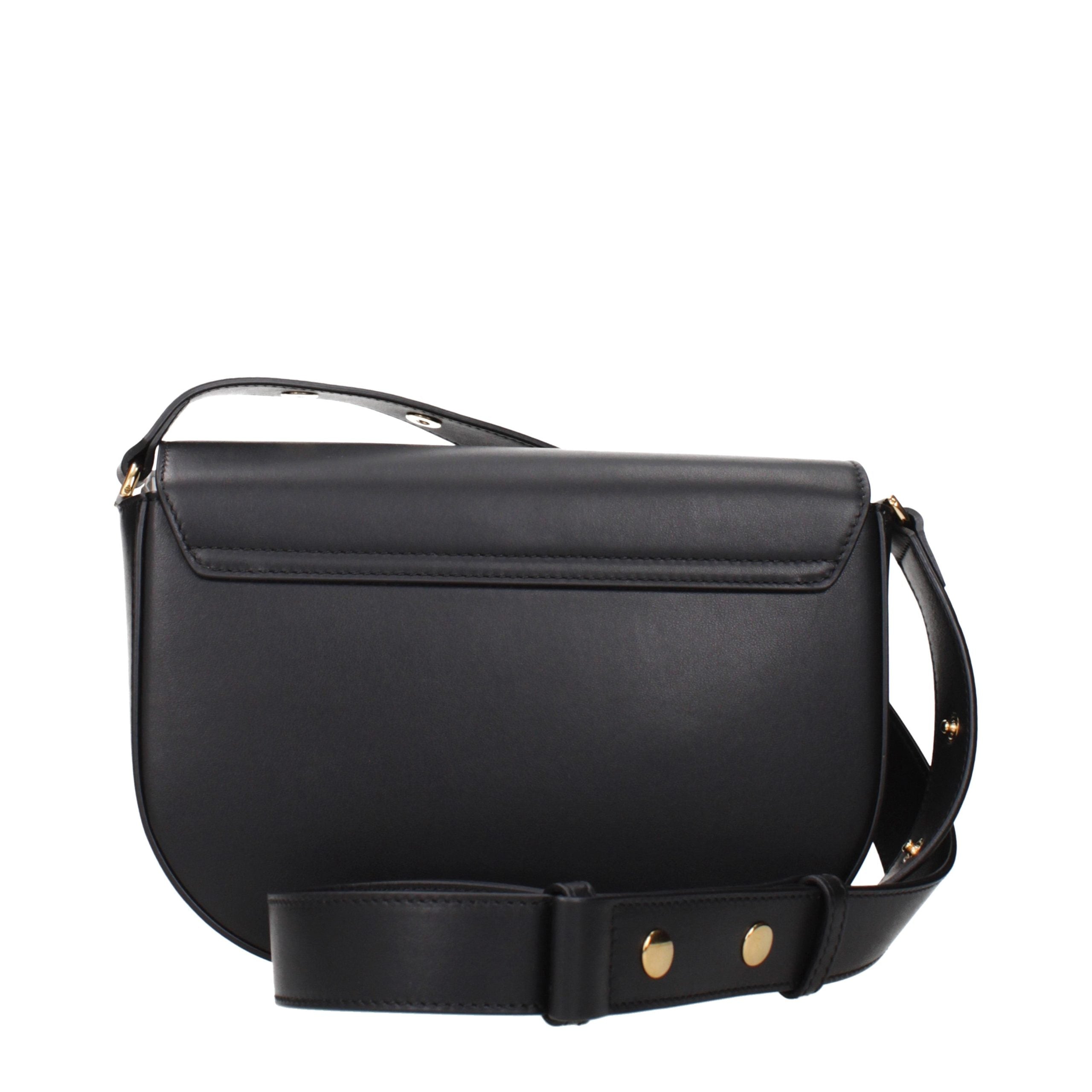 Versace Black Leather Crossbody Bag Versace