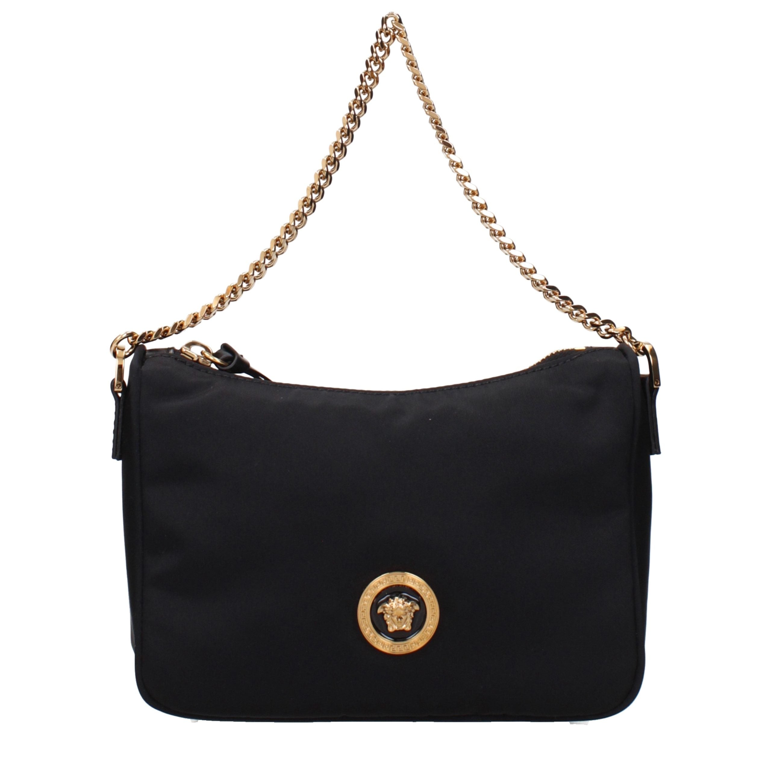 Versace Black Fabric Handbag Versace
