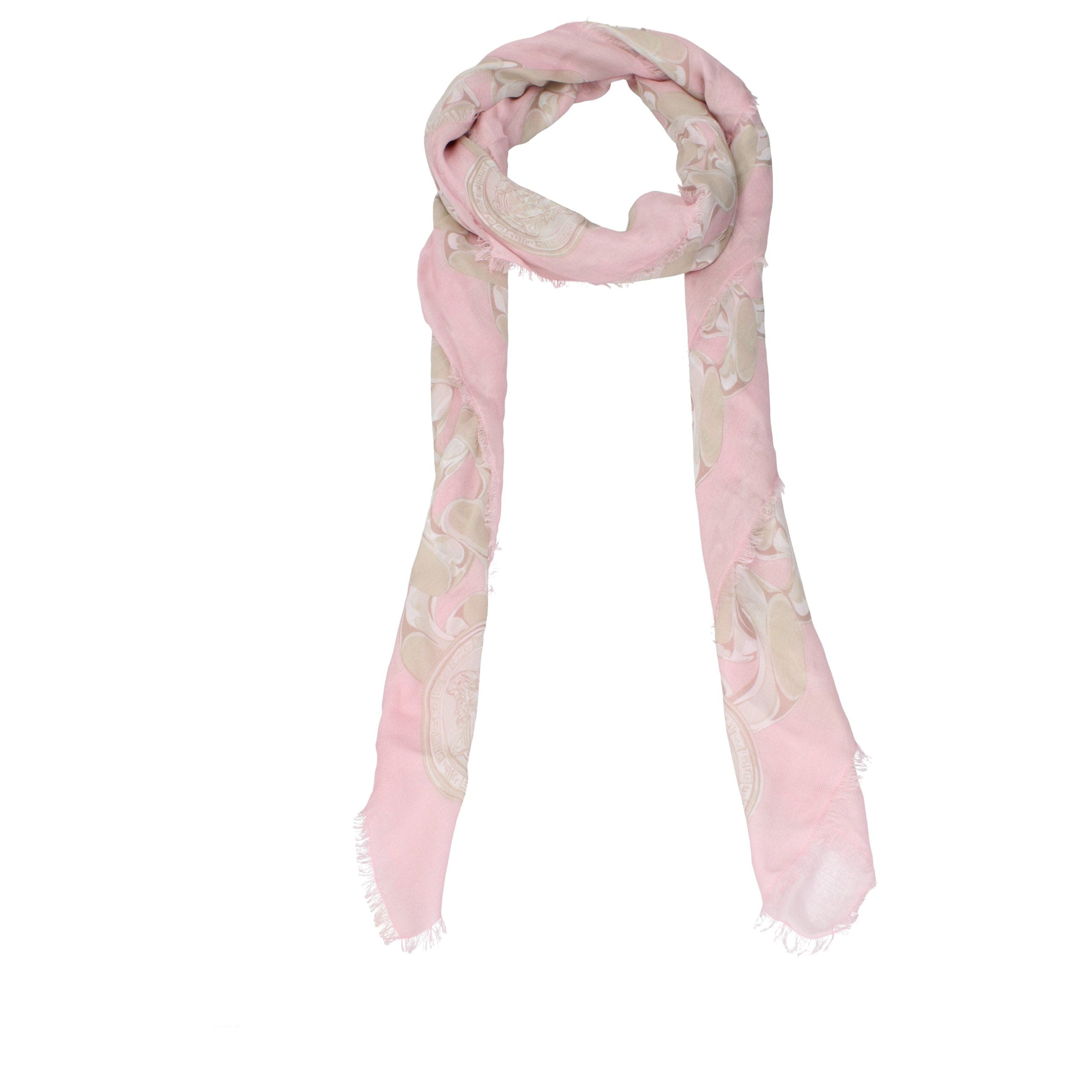 Versace Pink Modal Foulard Versace