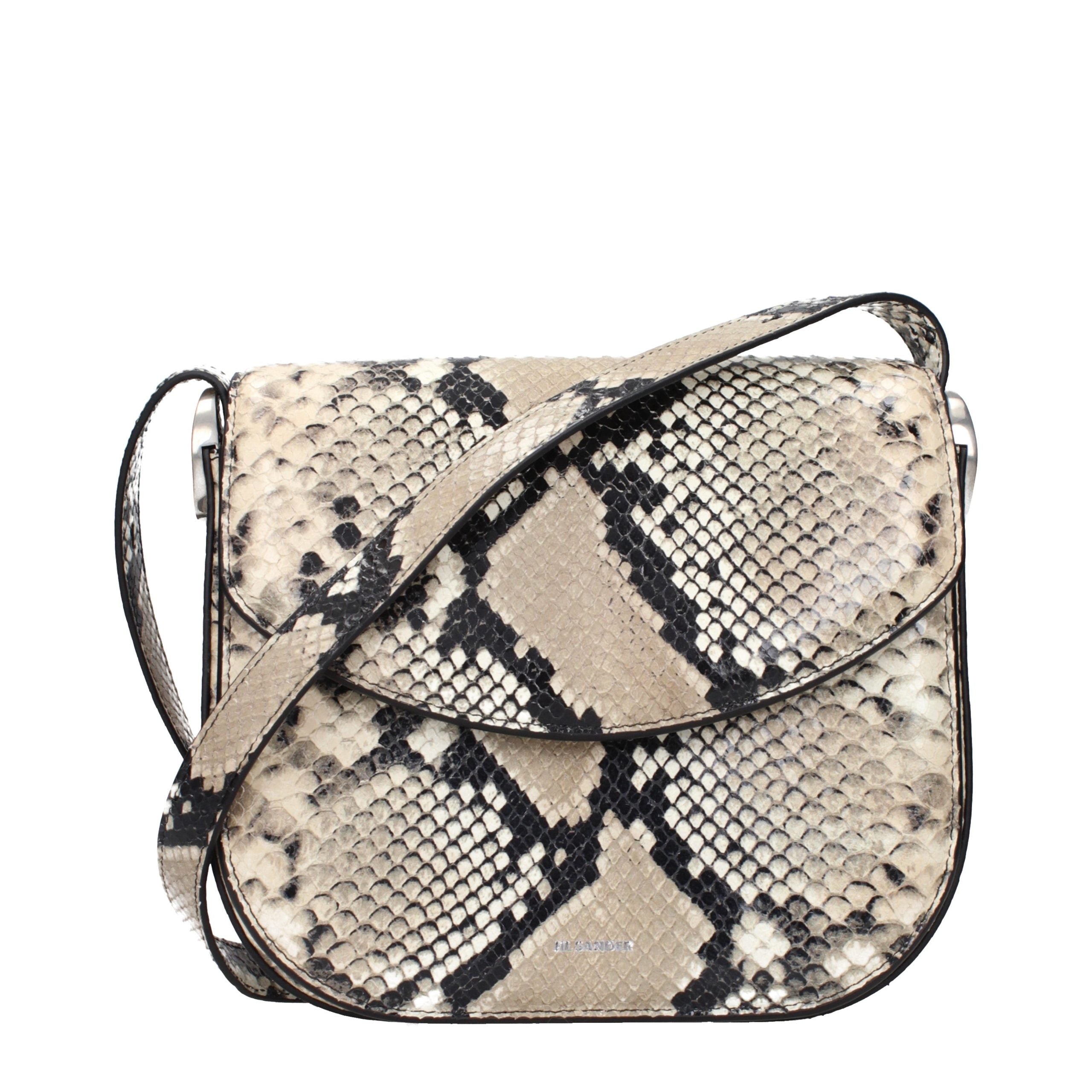 Jil Sander Beige Leather Crossbody Bag Jil Sander