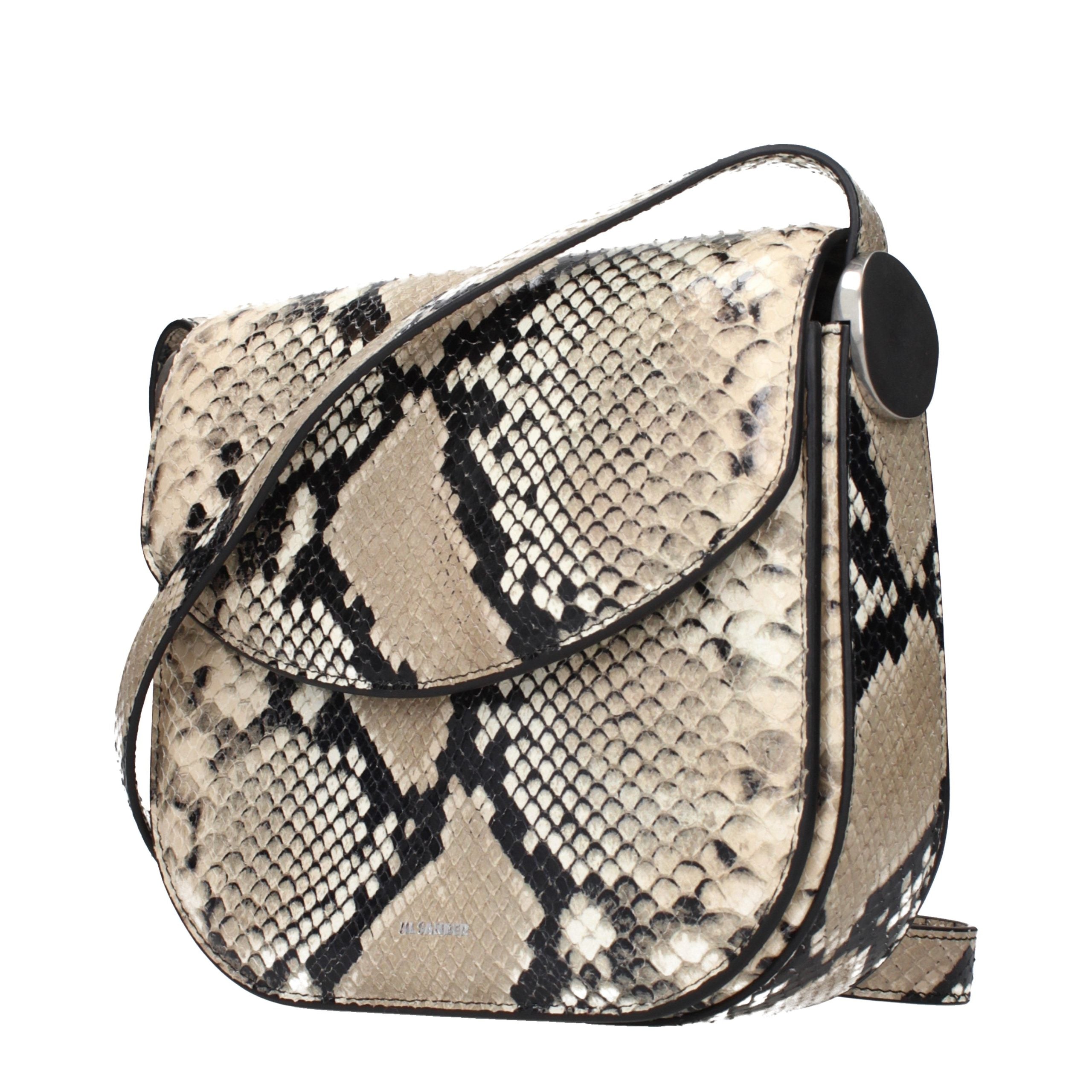 Jil Sander Beige Leather Crossbody Bag Jil Sander