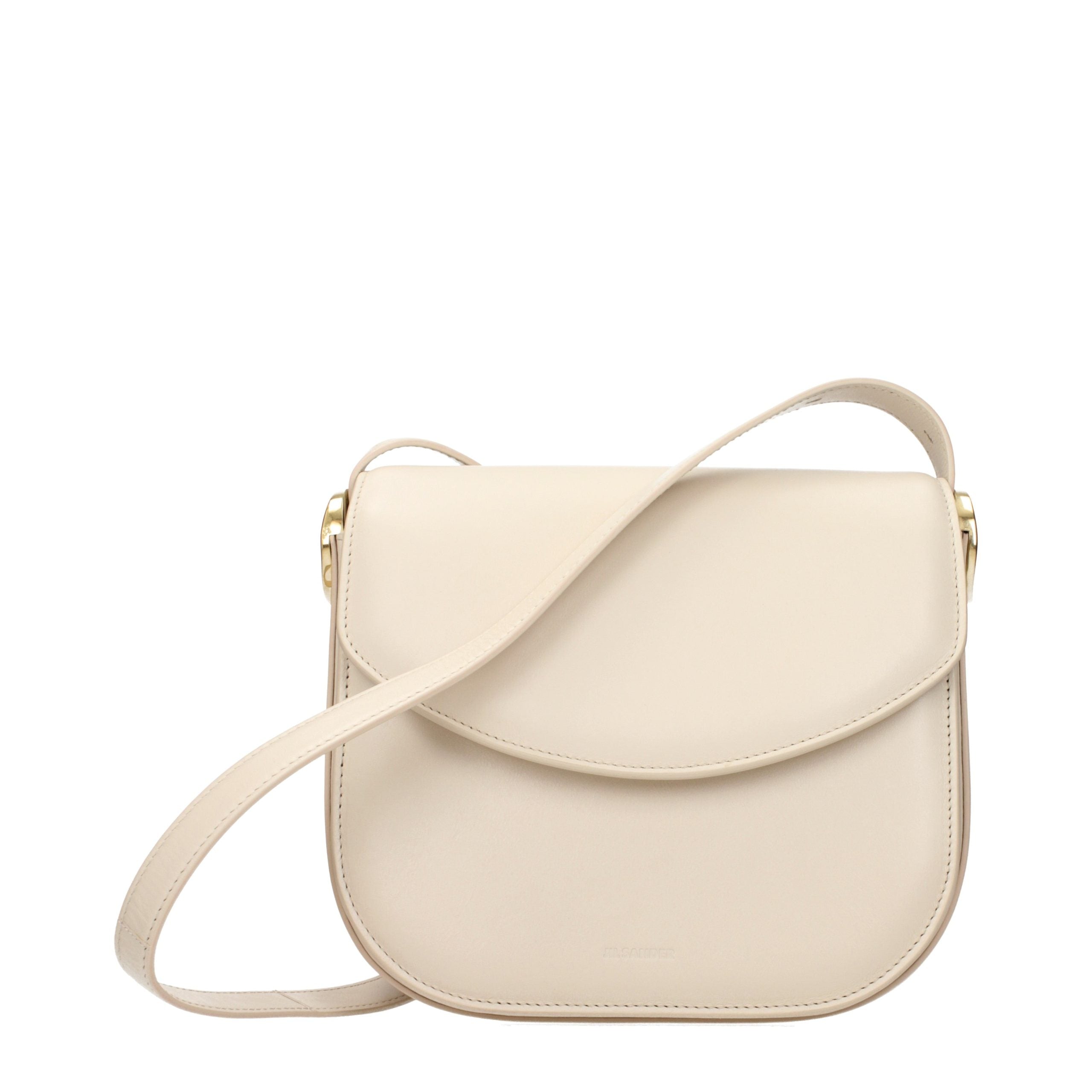 Jil Sander Beige Leather Crossbody Bag Jil Sander