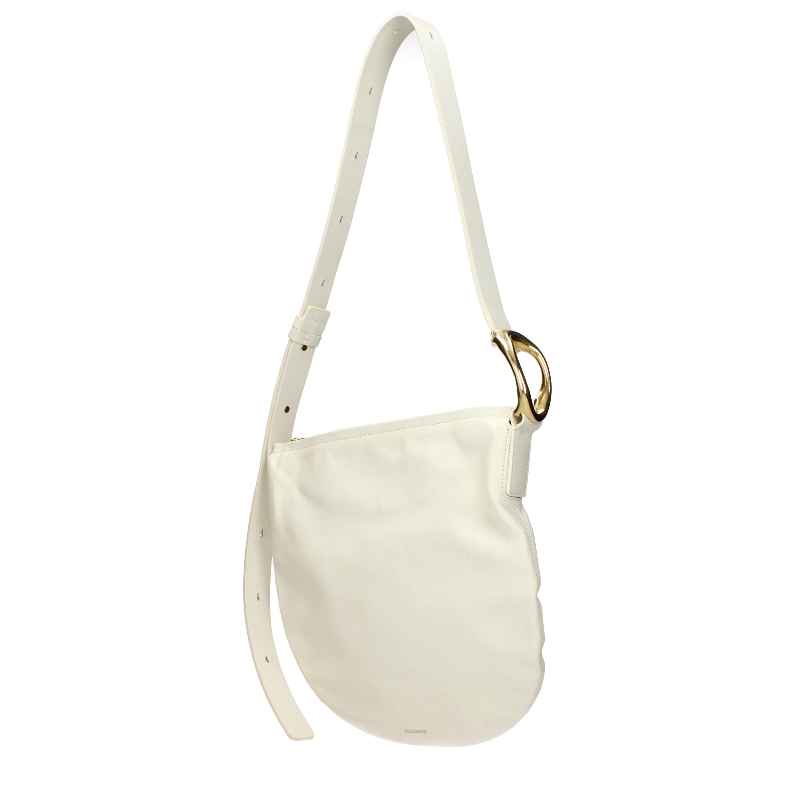 Jil Sander Beige Leather Crossbody Bag Jil Sander