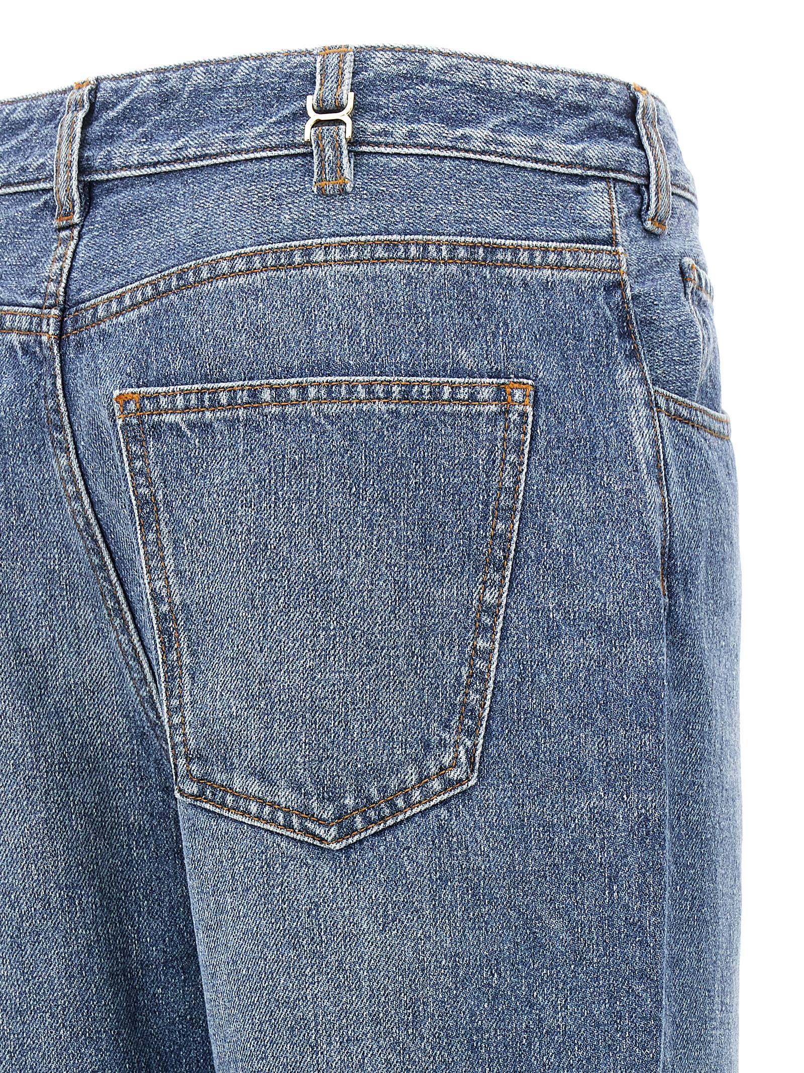 Chloé Blue Cotton High-Waisted Jean Chloé