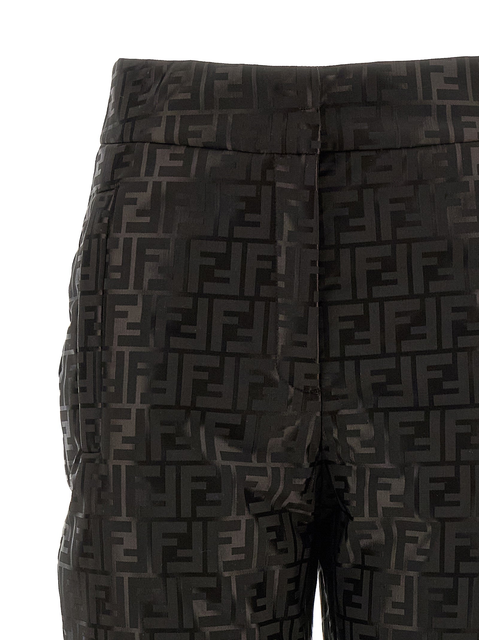 Fendi Brown Cotton Athletic Pants Fendi