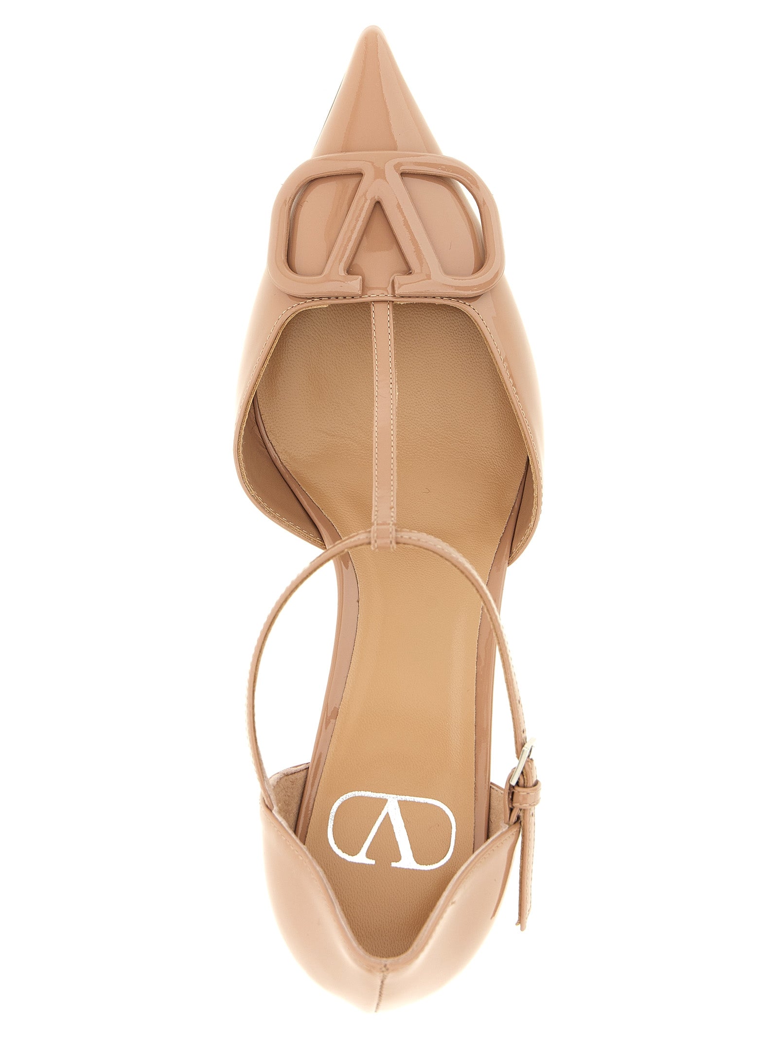 Valentino Garavani Multicolor Calfskin Mid Heel Pumps Valentino Garavani