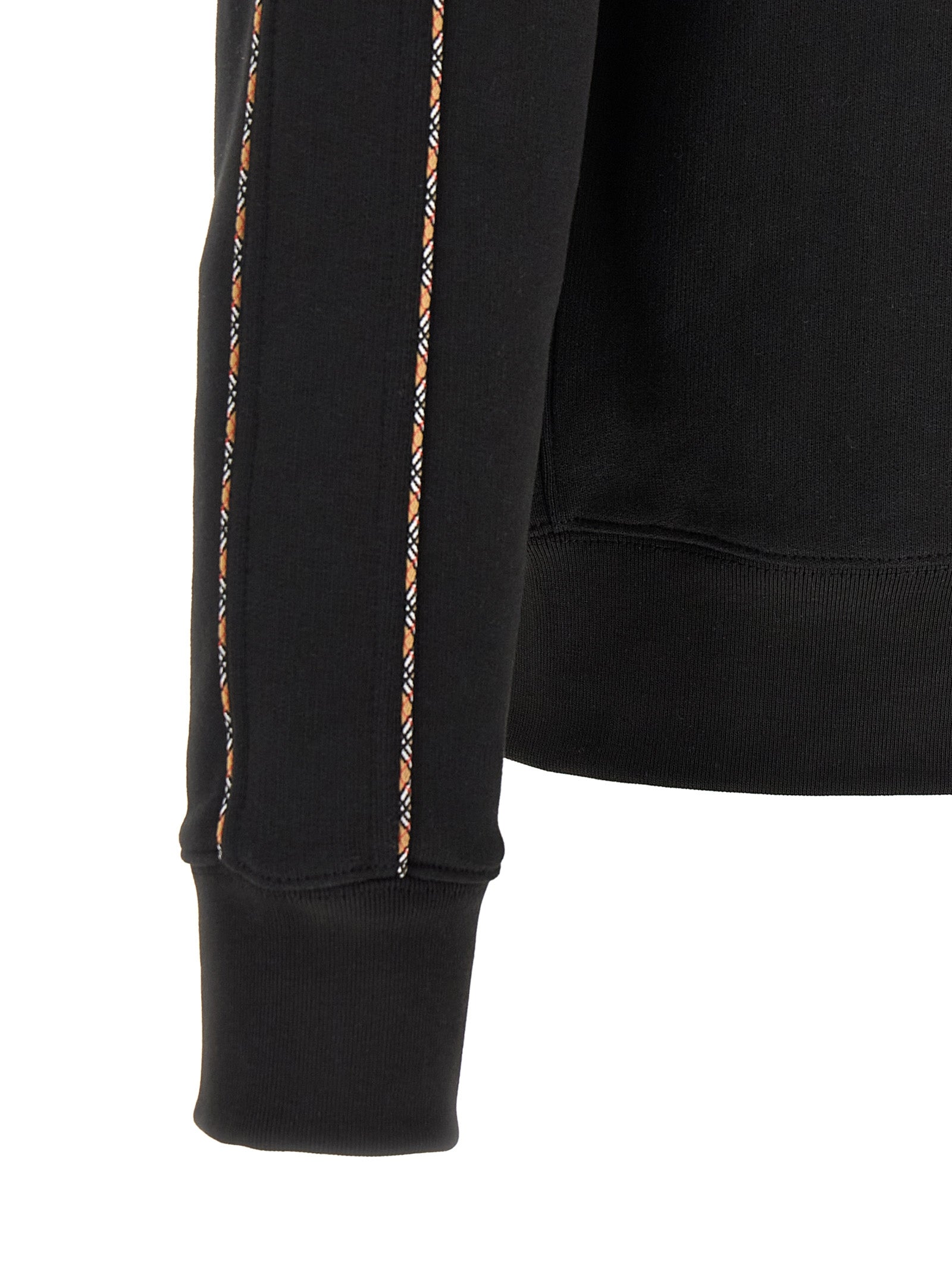 Burberry Black Cotton Sweatshirt Burberry
