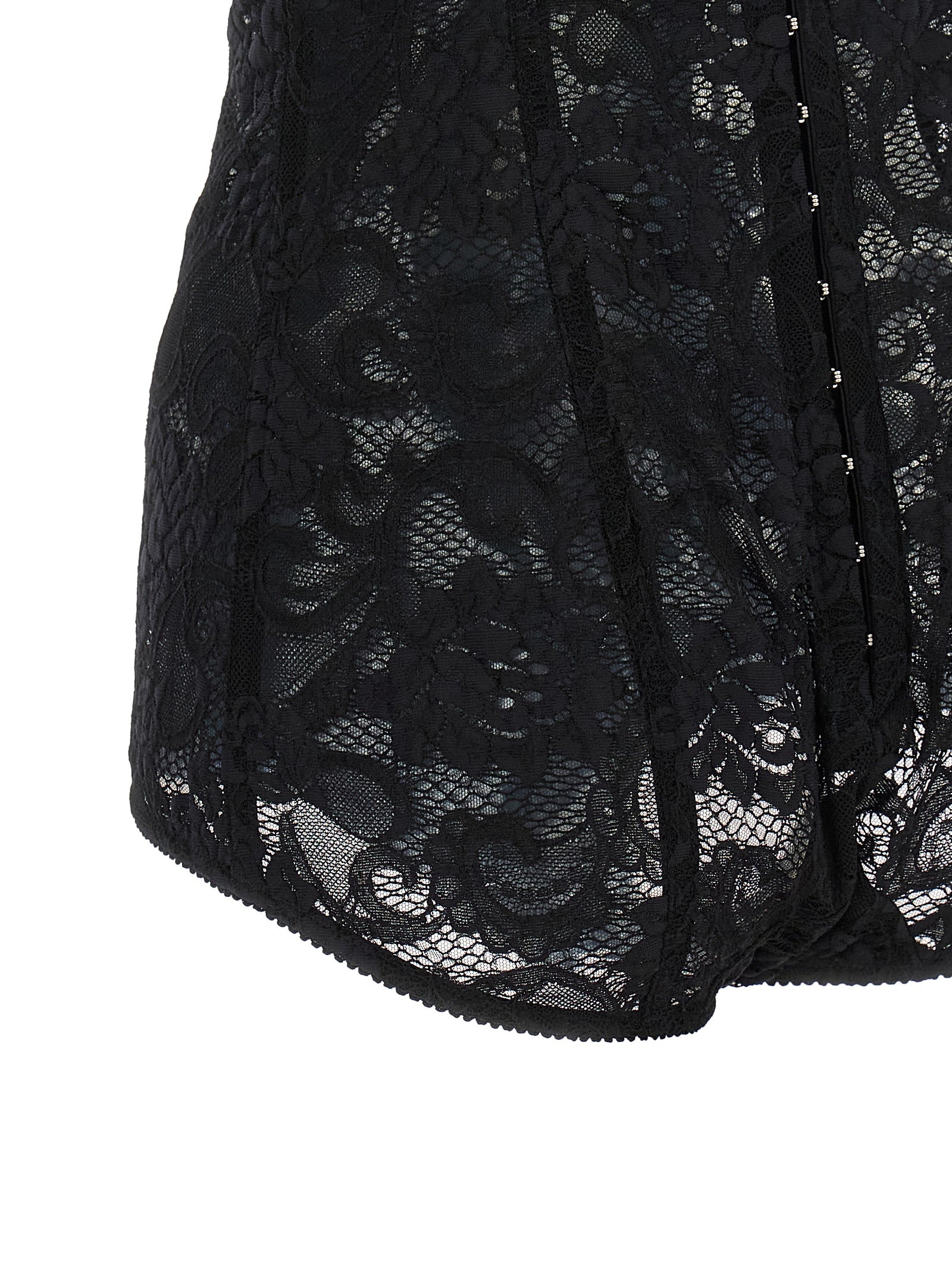 Dolce & Gabbana Black Polyamide Bodysuit Dolce & Gabbana