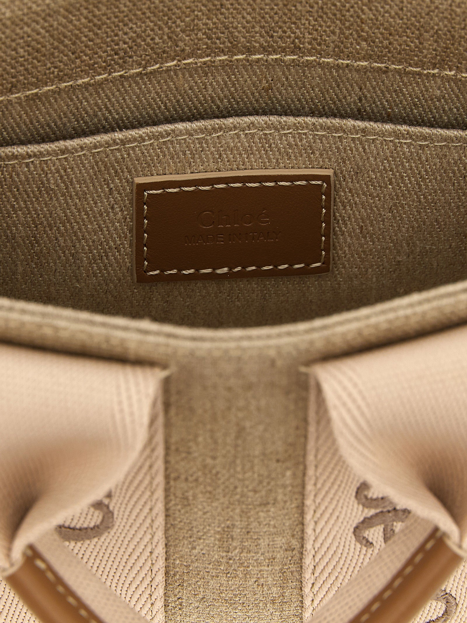 Chloé Multicolor Linen Handbag Chloé