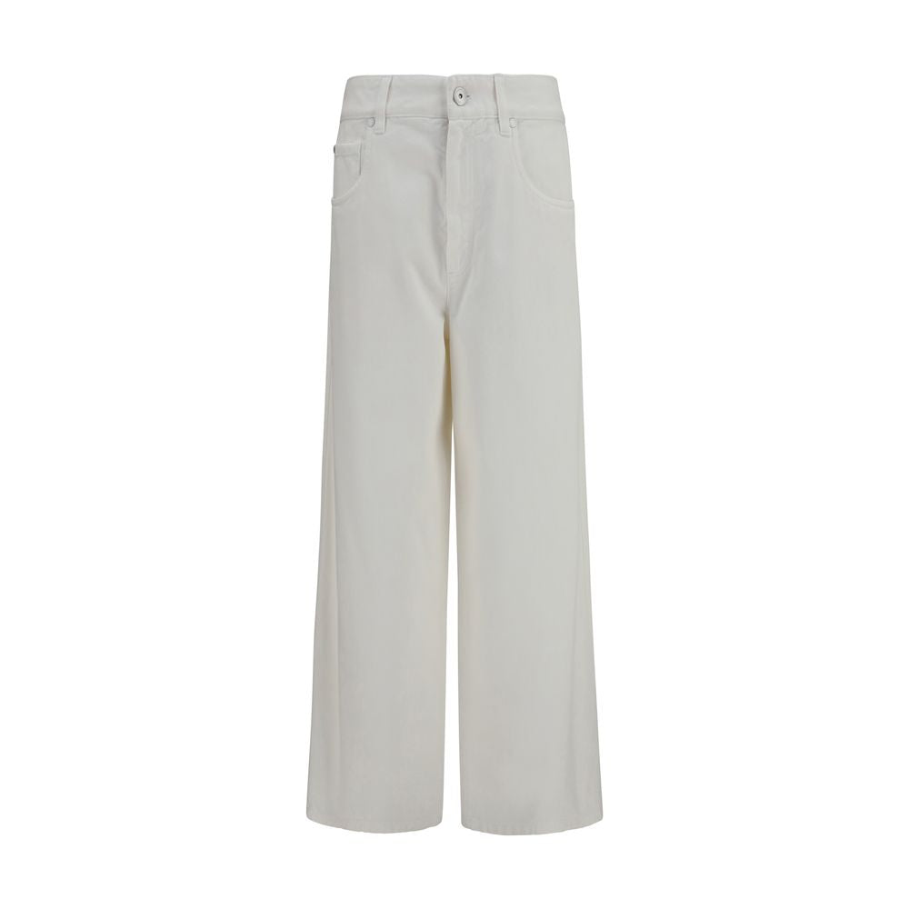 Brunello Cucinelli Beige Cotton Jeans Denim Brunello Cucinelli