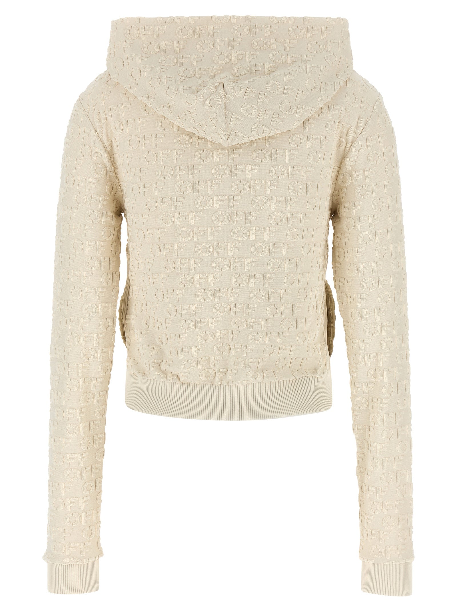 Off-White Beige Cotton Sweatshirt Off-White