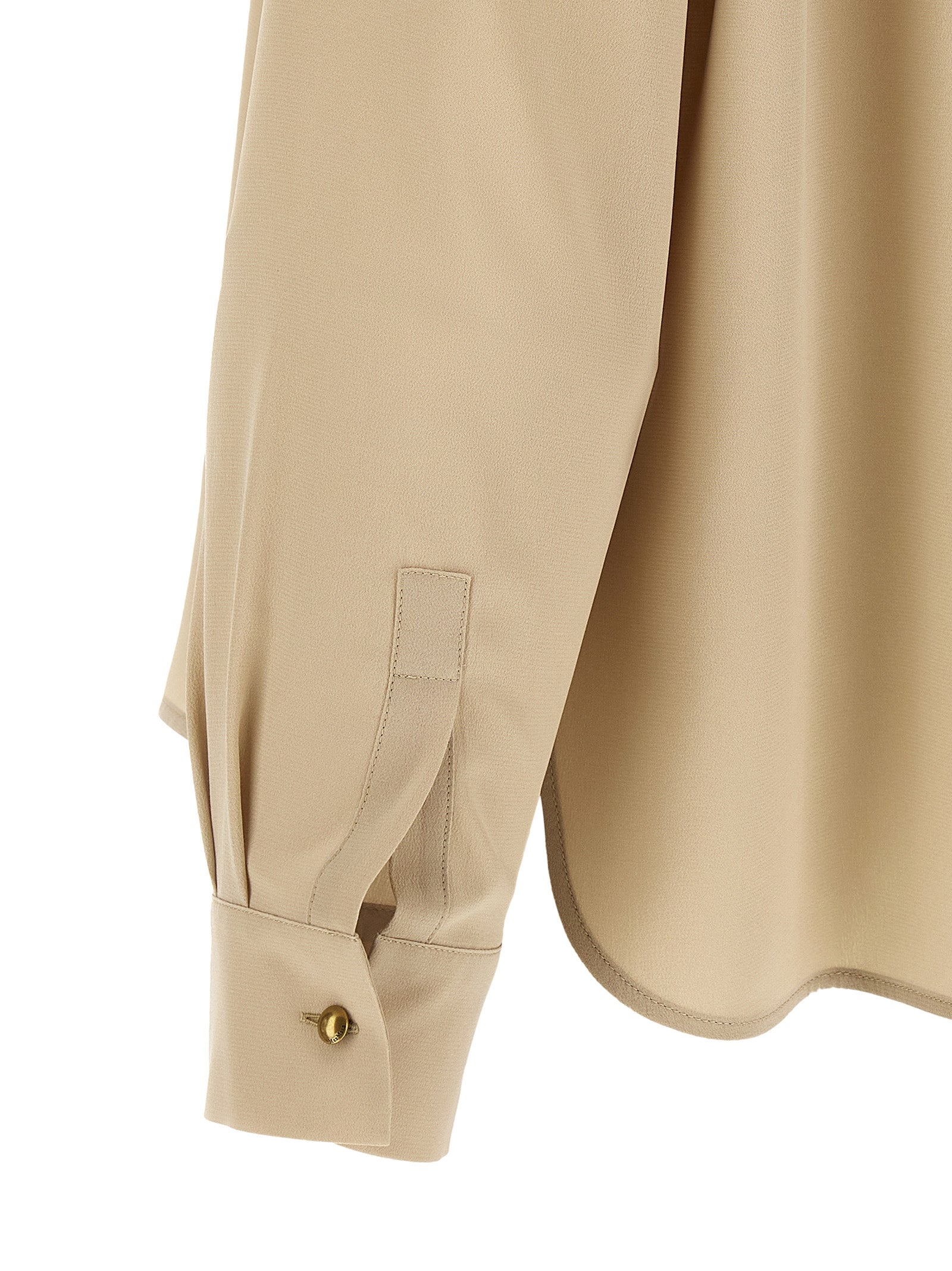 Max Mara Beige Silk Blouse Max Mara