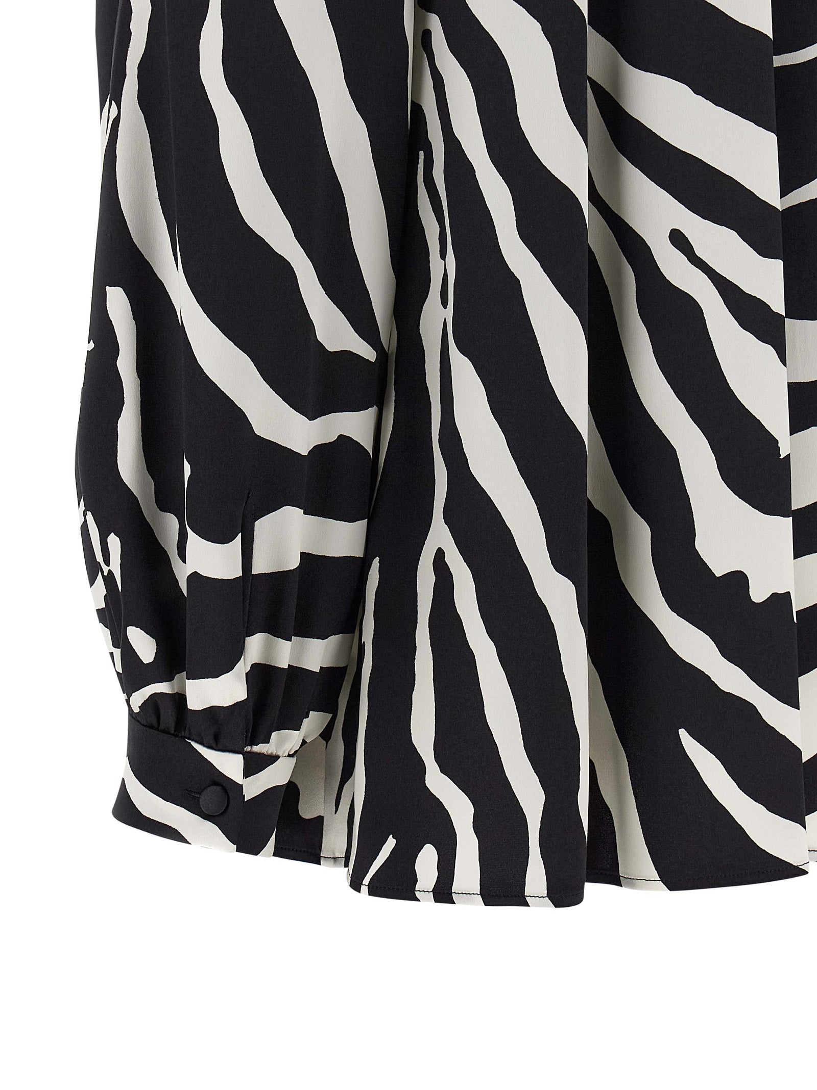 Dolce & Gabbana Bicolor Silk Blouse Dolce & Gabbana