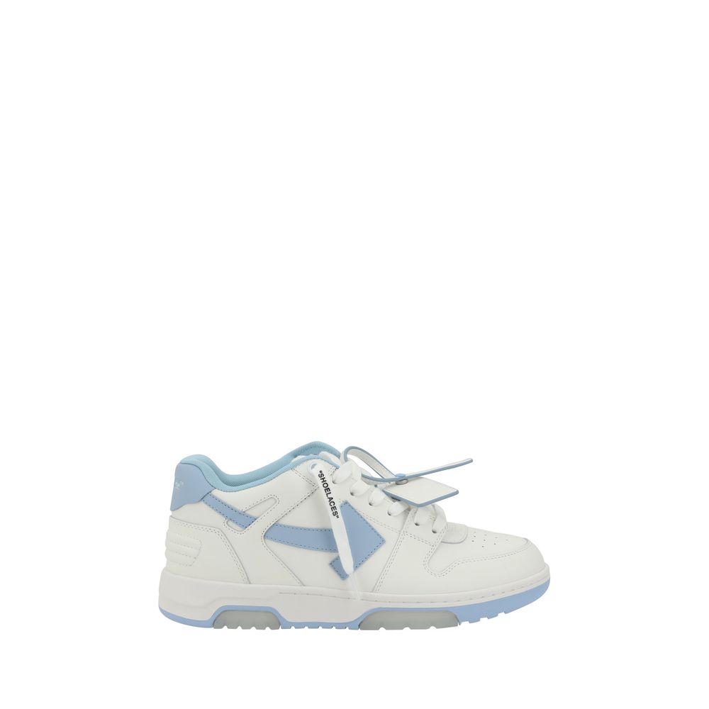 Off-White White Calf Leather Bos Taurus Athletic Sneakers Off-White
