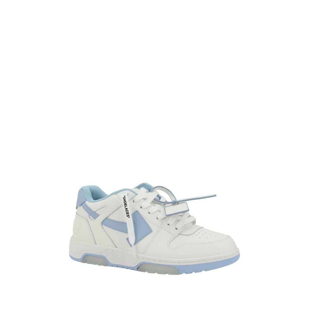 Off-White White Calf Leather Bos Taurus Athletic Sneakers Off-White
