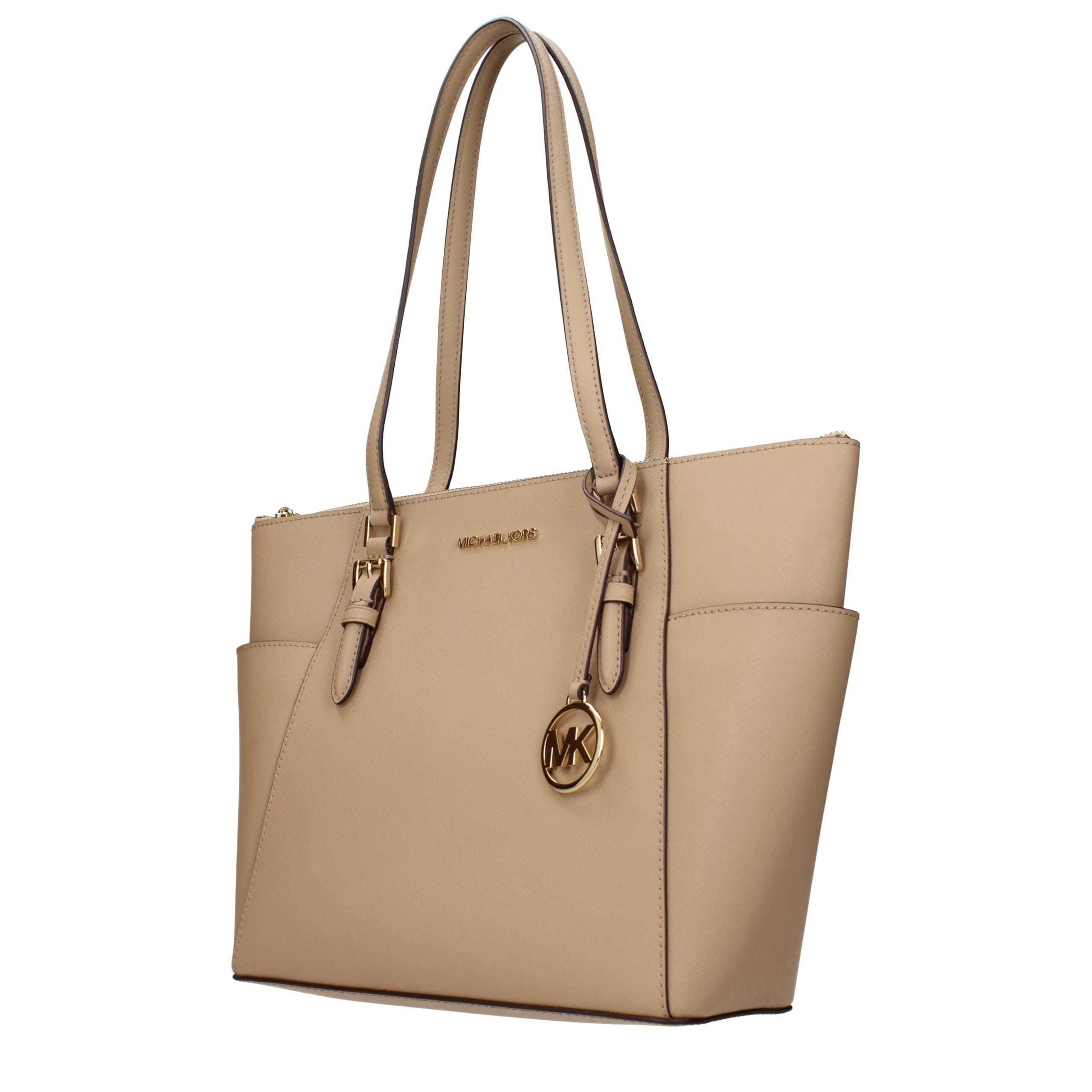 Michael Kors Beige Leather Shoulder Bag Michael Kors