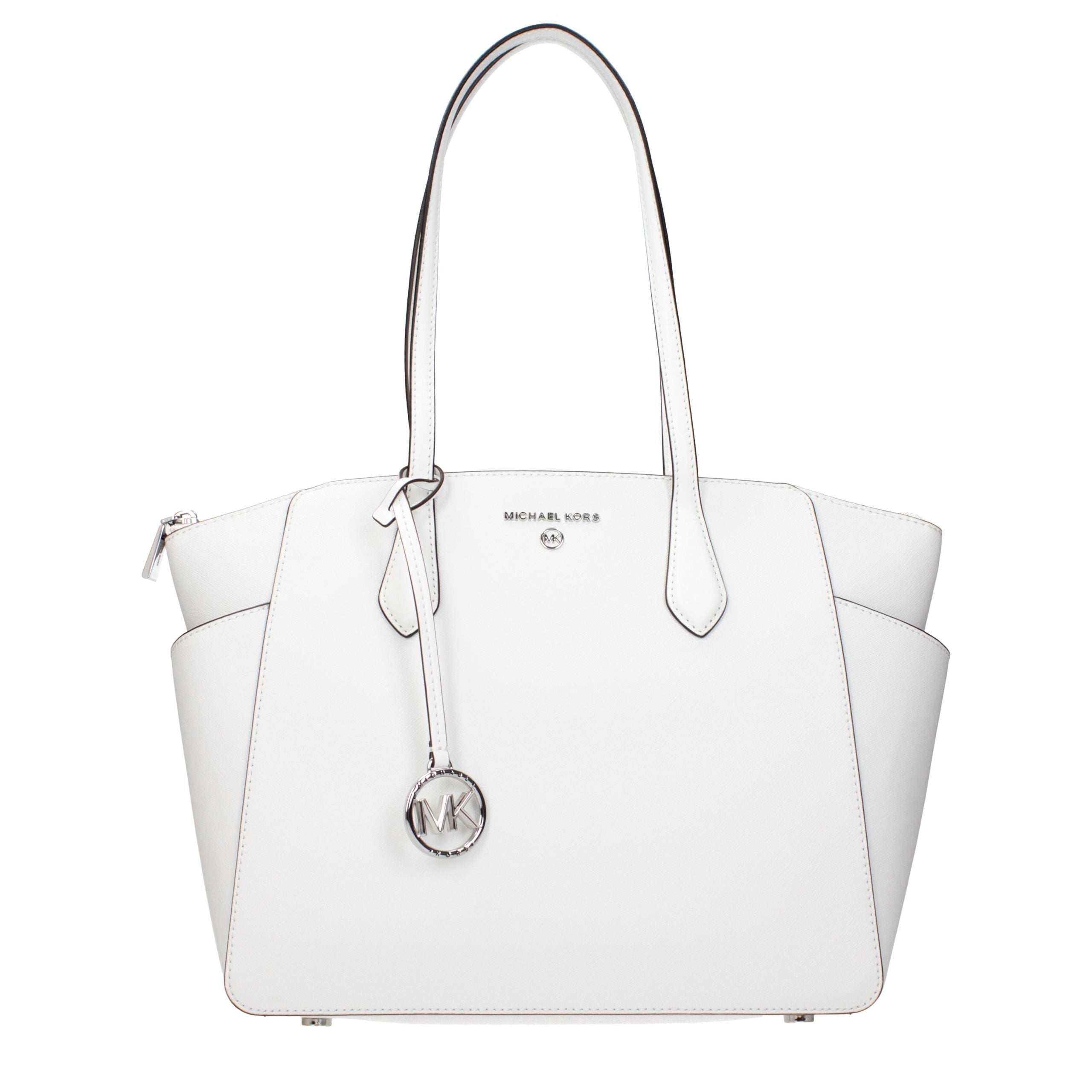 Michael Kors White Leather Shoulder Bag Michael Kors