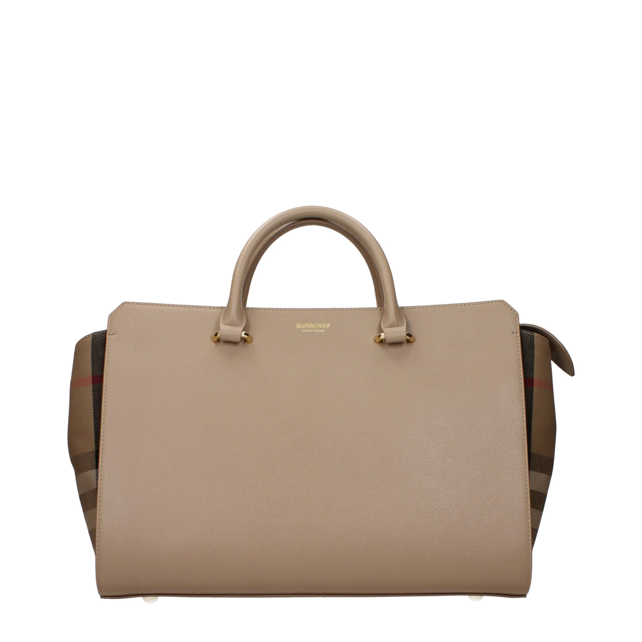 Burberry Beige Leather Handbag Burberry