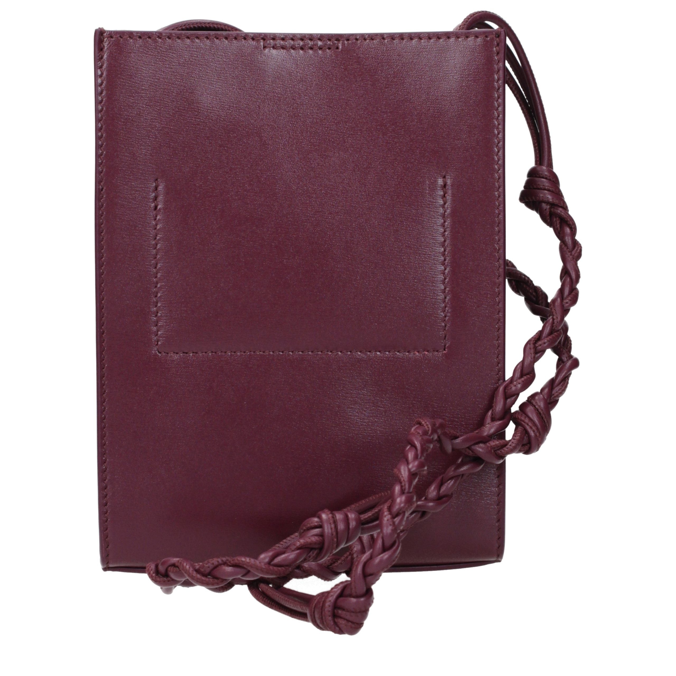 Jil Sander Purple Leather Crossbody Bag Jil Sander