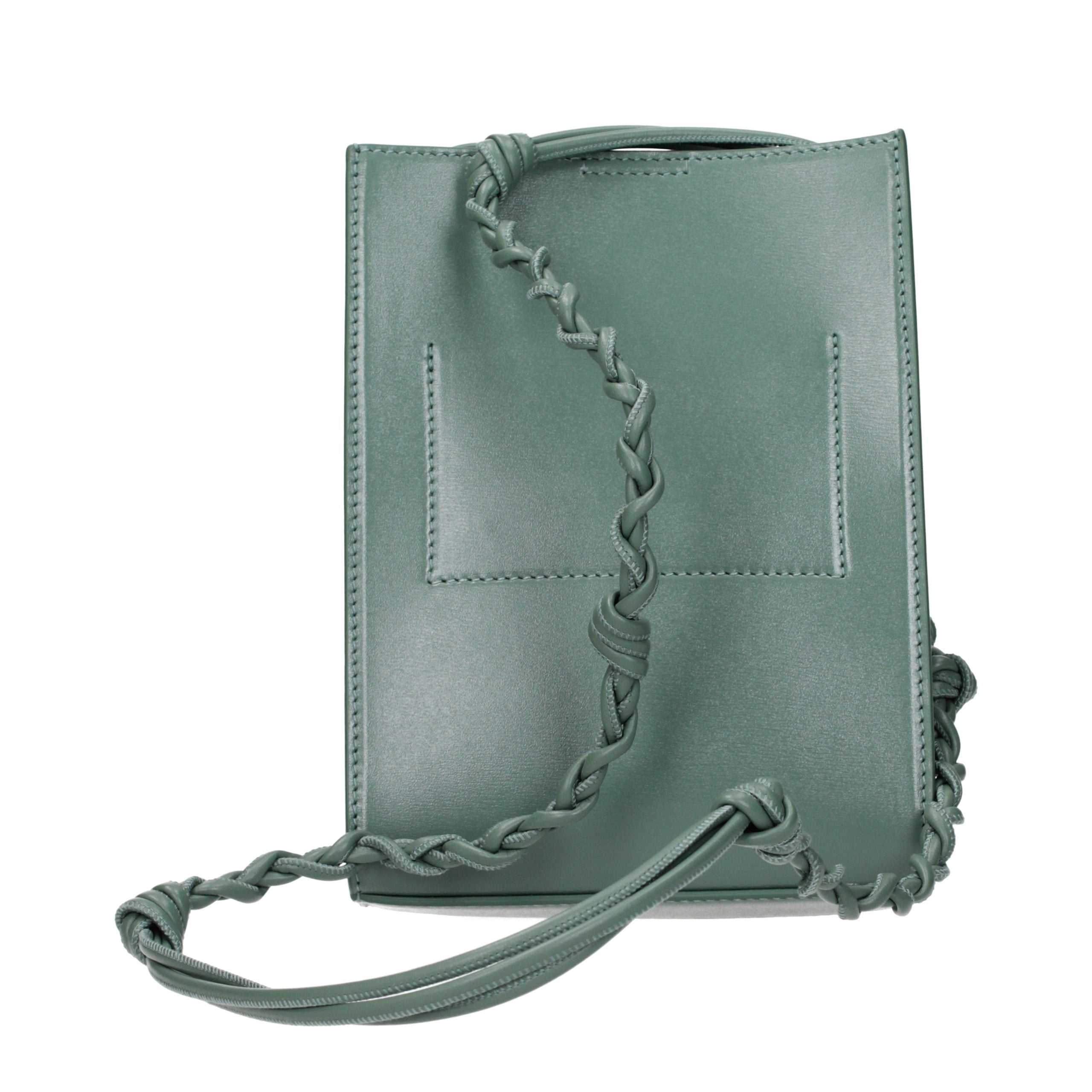 Jil Sander Green Leather Crossbody Bag Jil Sander