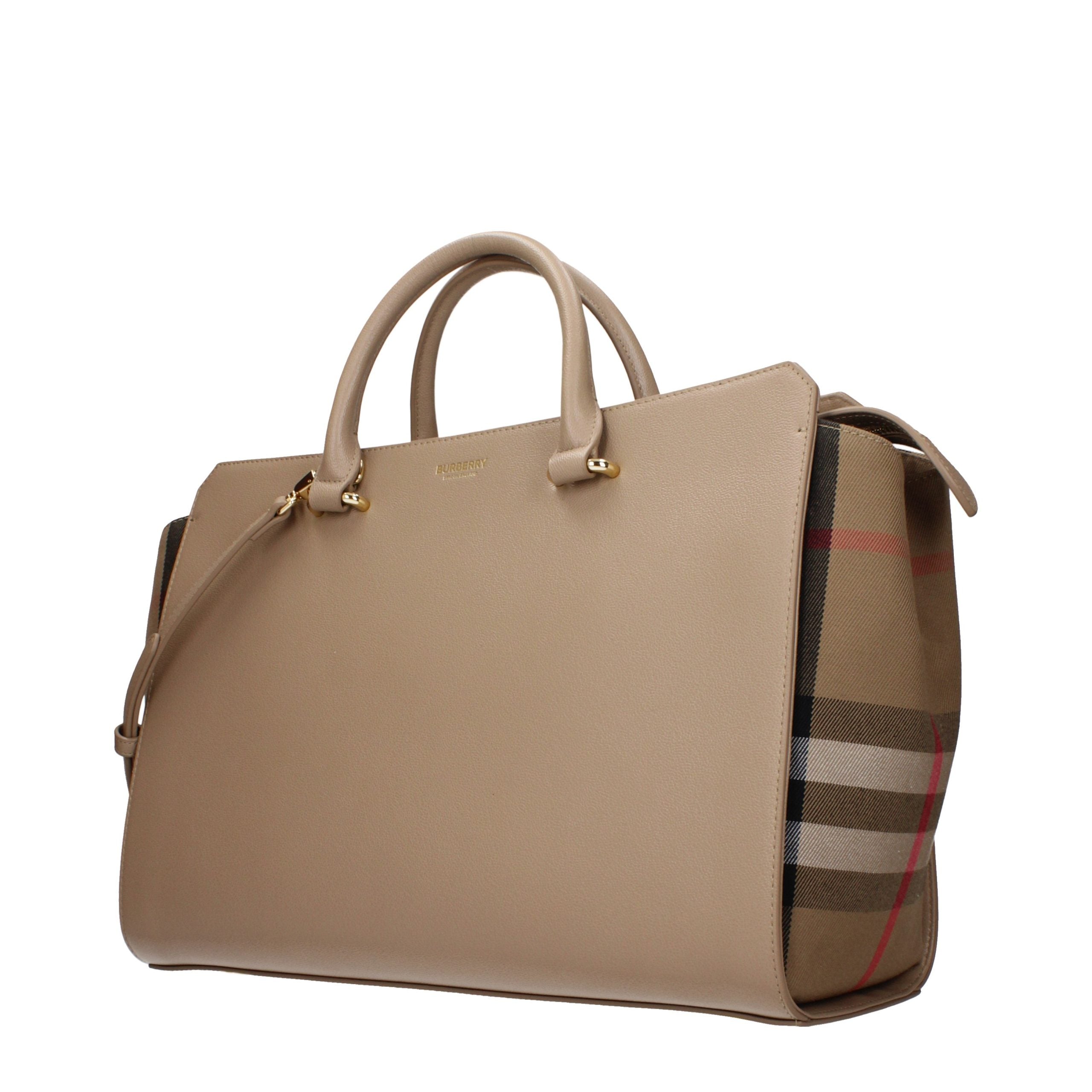 Burberry Beige Leather Handbag Burberry