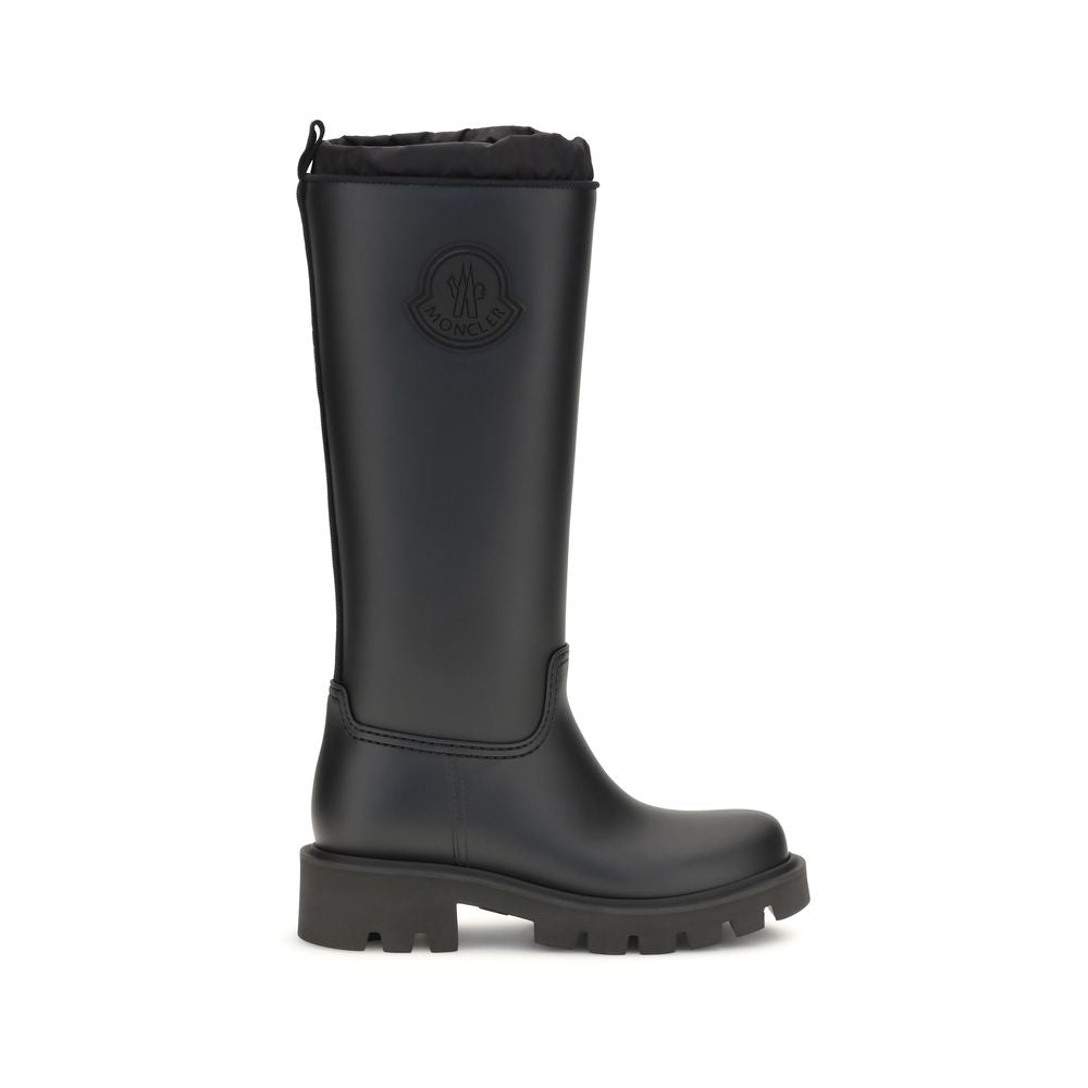 Moncler Black Pvc Rain Boots Moncler
