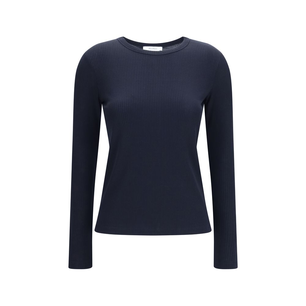 Max Mara Blue Lyocell Sweatshirt Max Mara