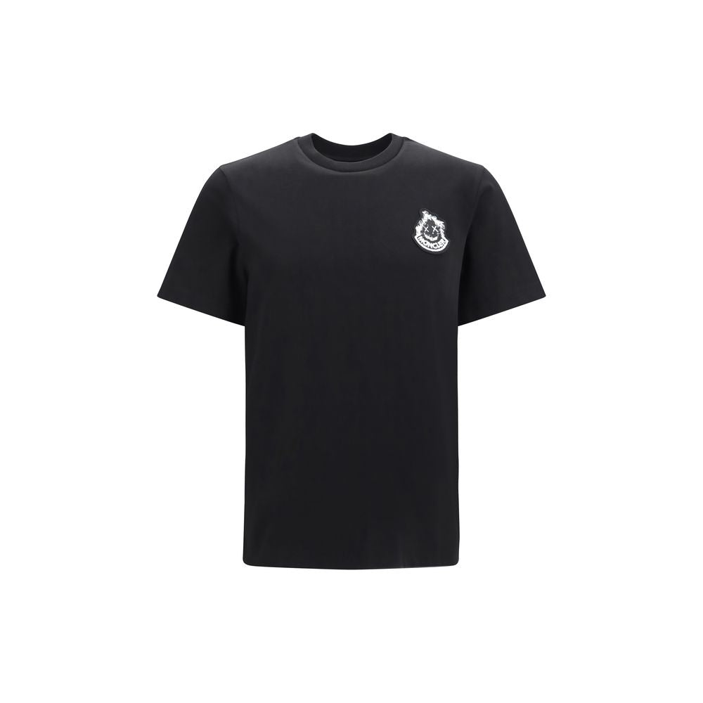 Moncler Black Cotton T-Shirt Moncler