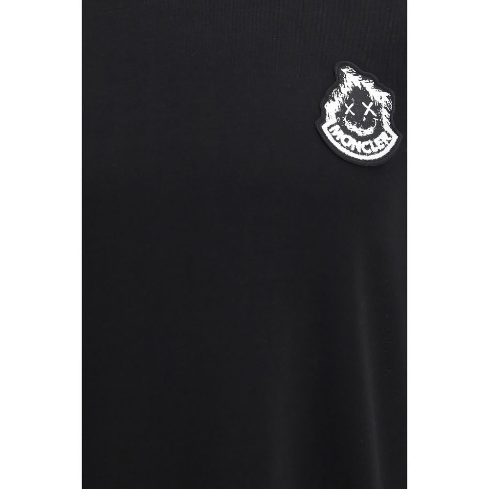 Moncler Black Cotton T-Shirt Moncler