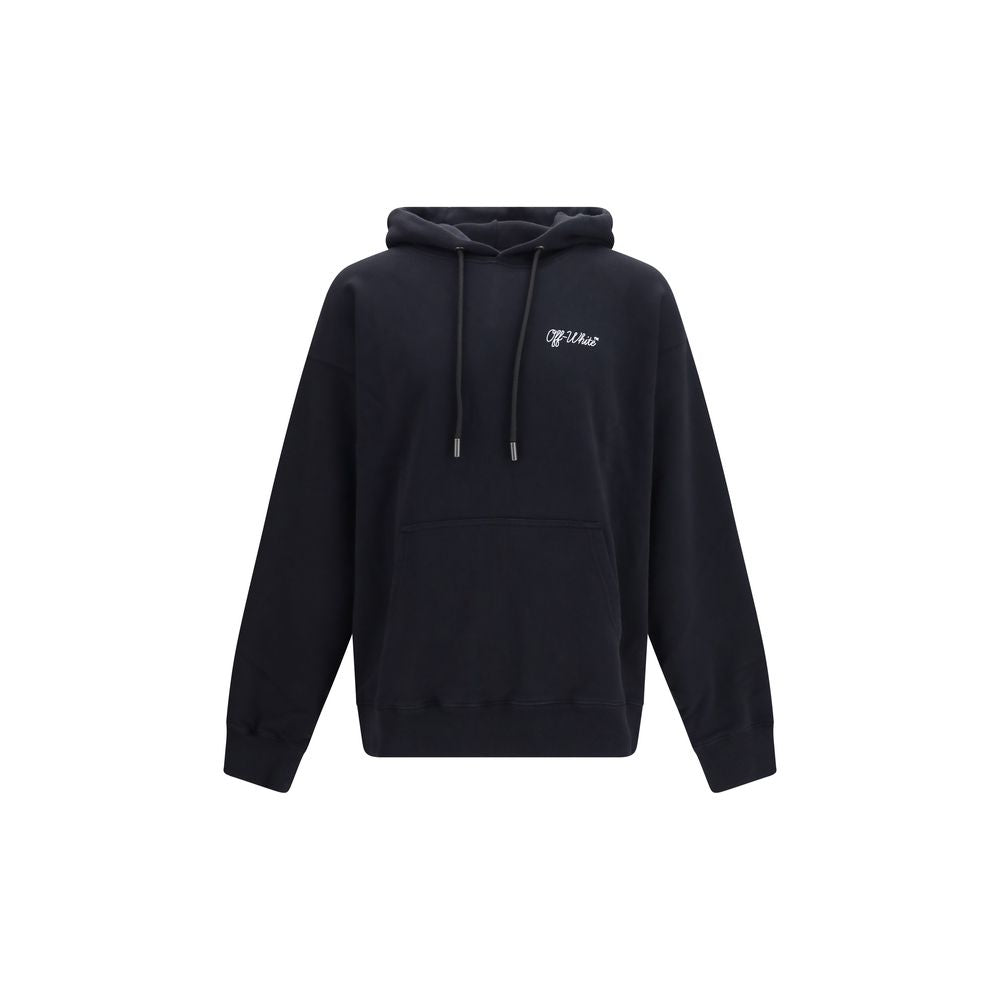 Off-White Black Cotton Sweatshirt Off-White