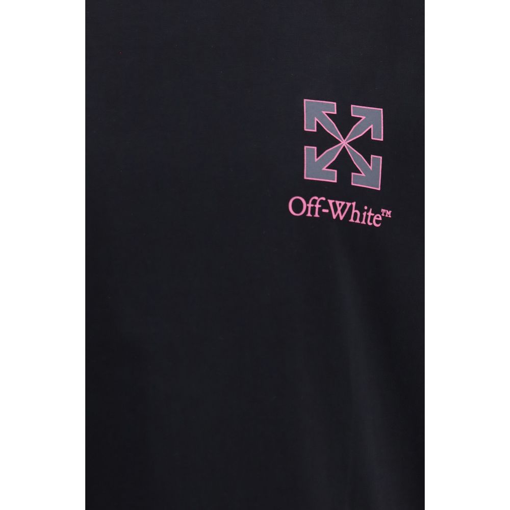 Off-White Black Cotton T-Shirt Off-White