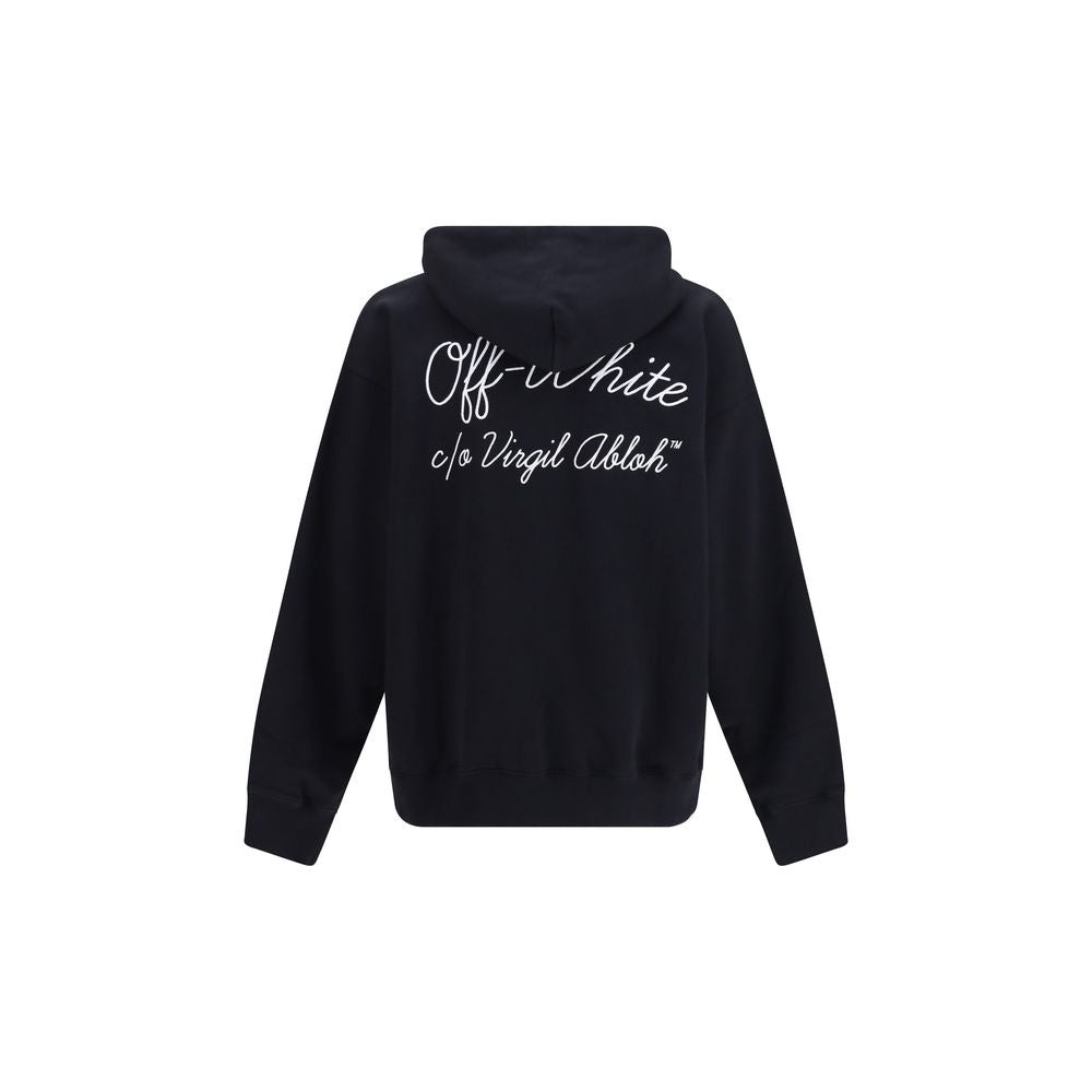 Off-White Black Cotton Sweatshirt Off-White