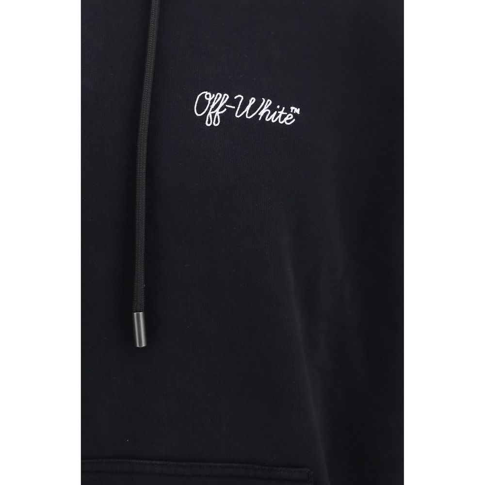 Off-White Black Cotton Sweatshirt Off-White