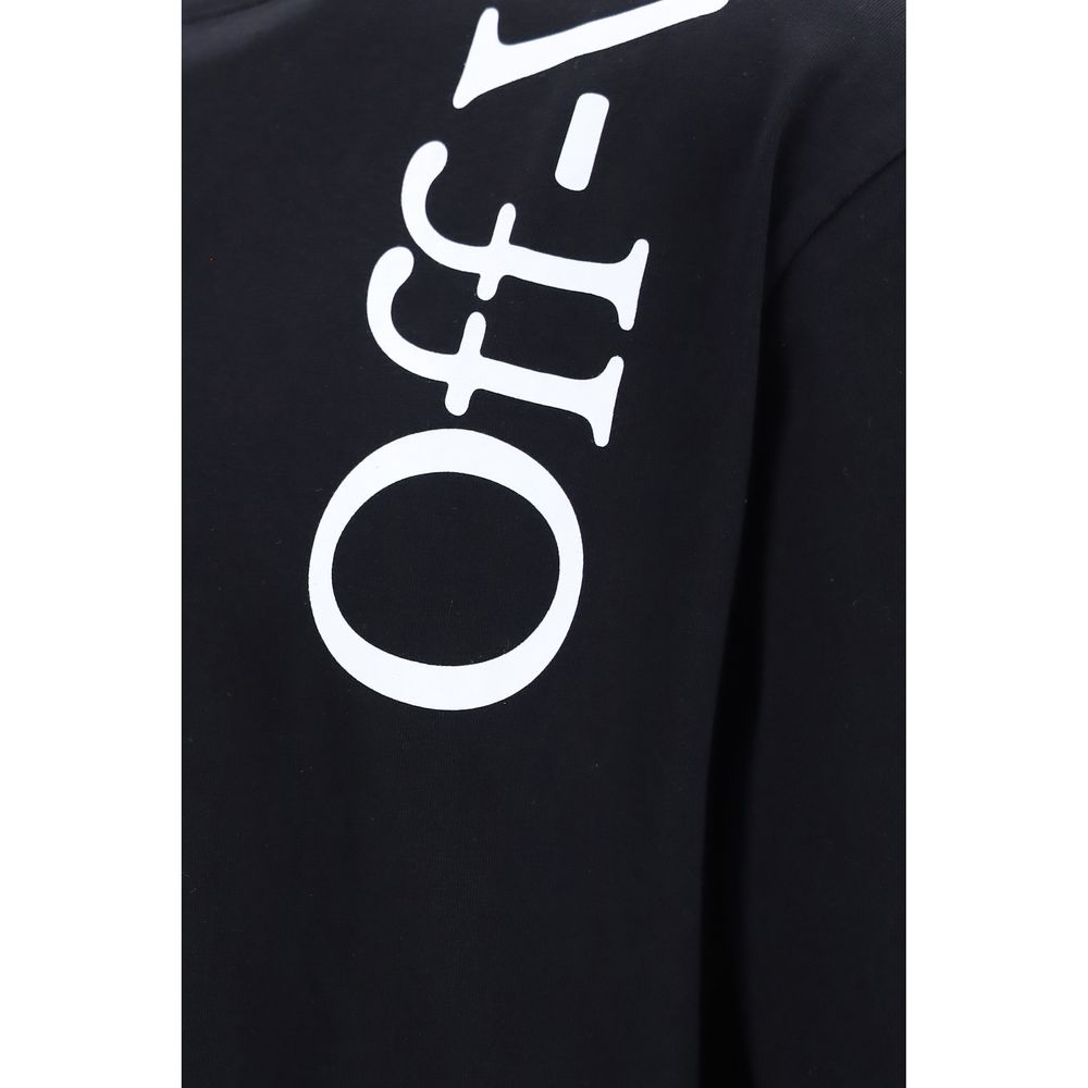 Off-White Black Cotton T-Shirt Off-White