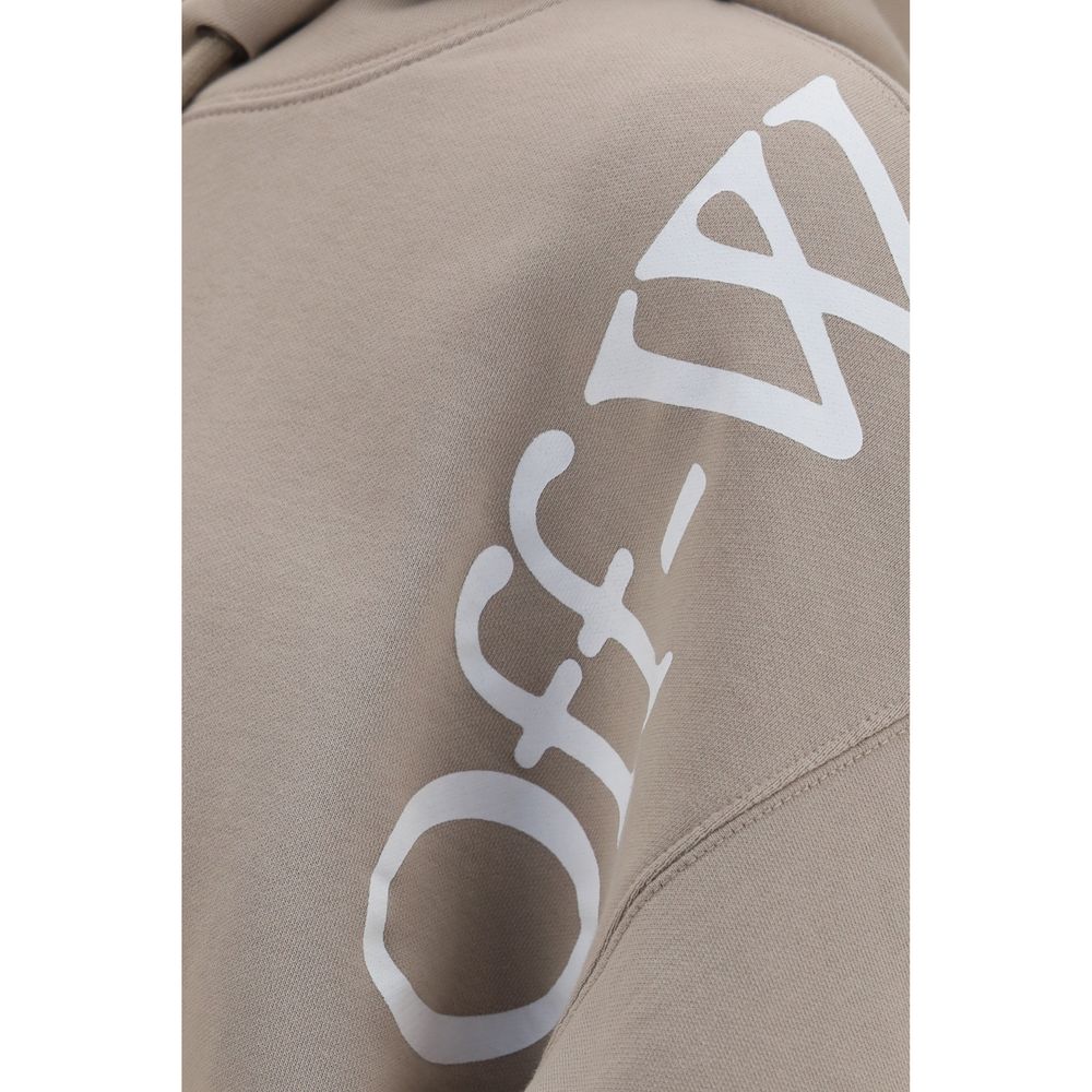 Off-White Beige Cotton Sweatshirt Off-White