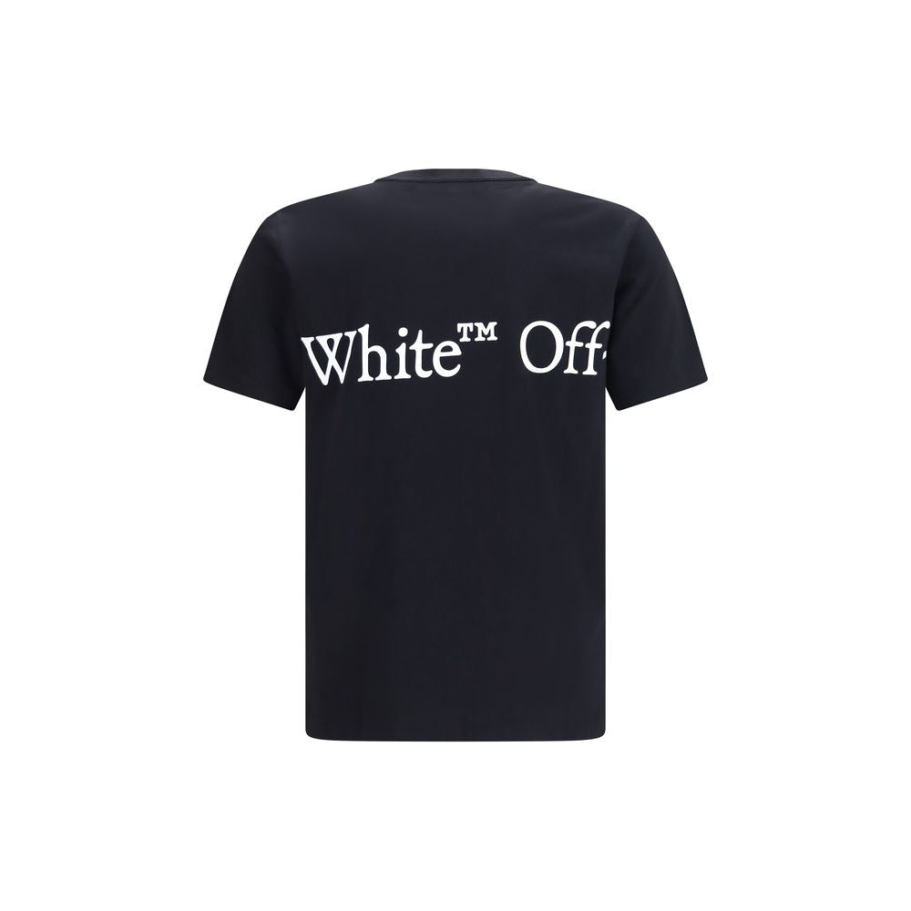 Off-White Black Cotton T-Shirt Off-White